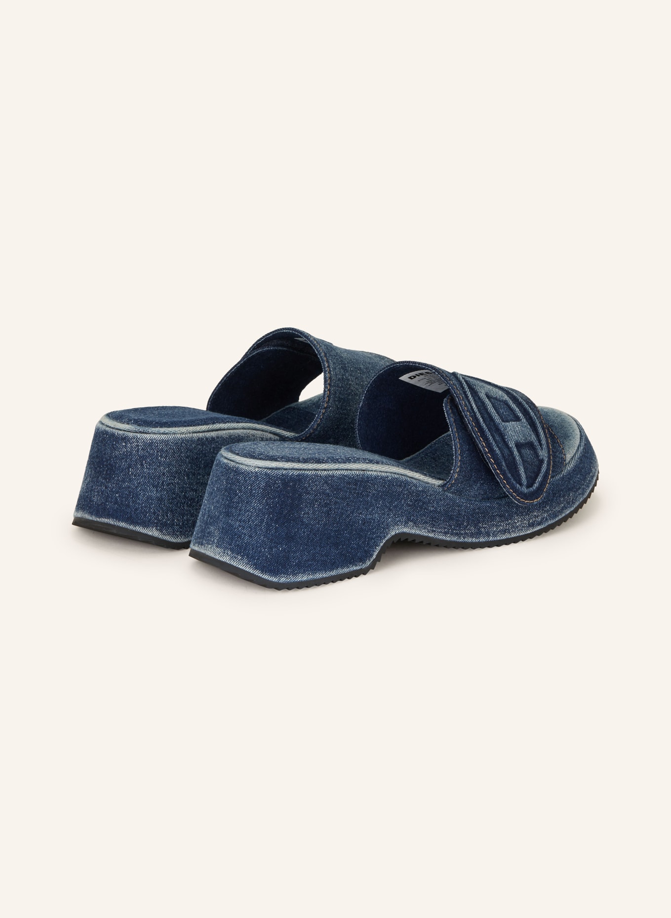 DIESEL Slides SA-OVAL, Color: BLUE (Image 2)