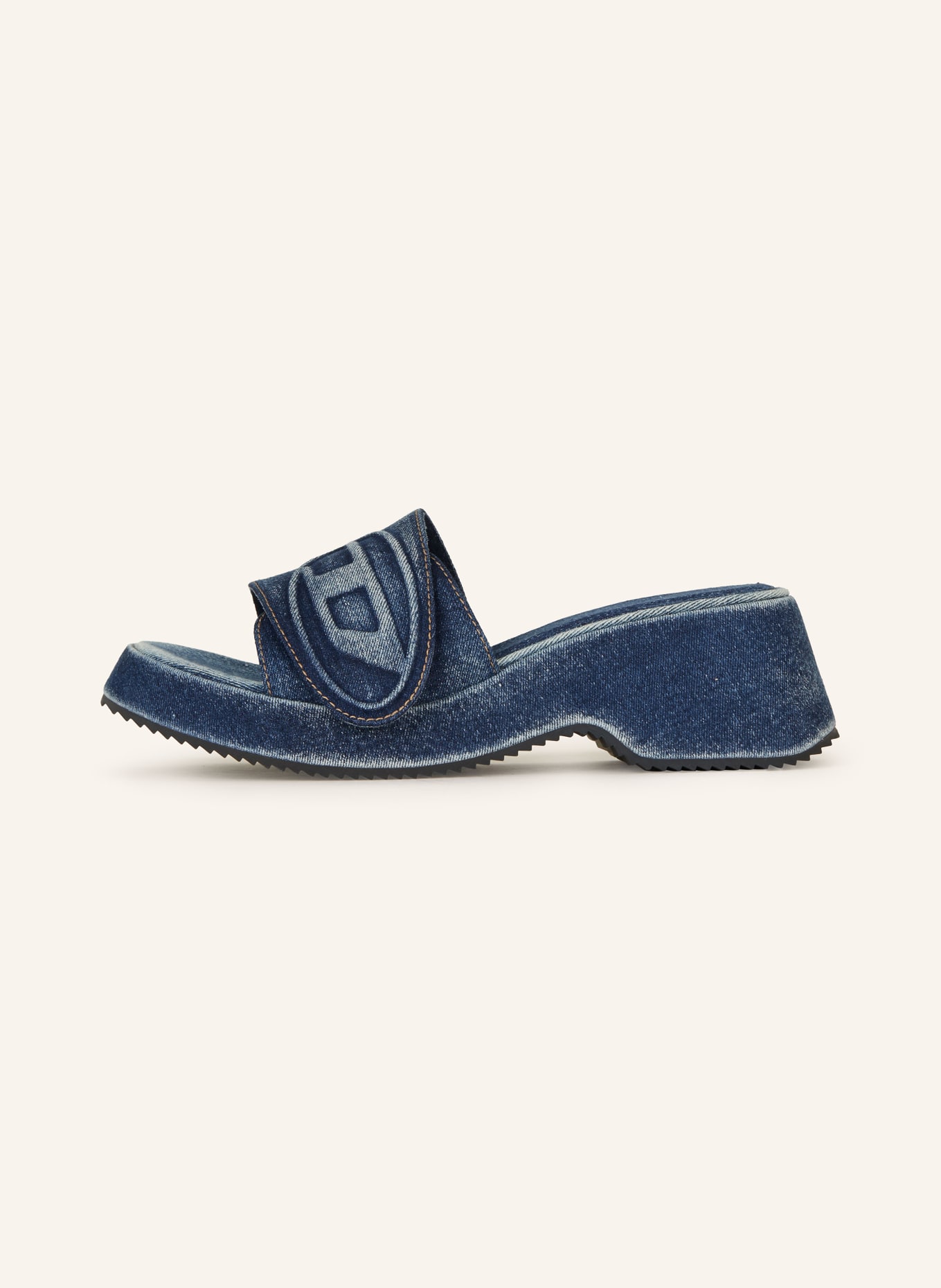 DIESEL Slides SA-OVAL, Color: BLUE (Image 4)