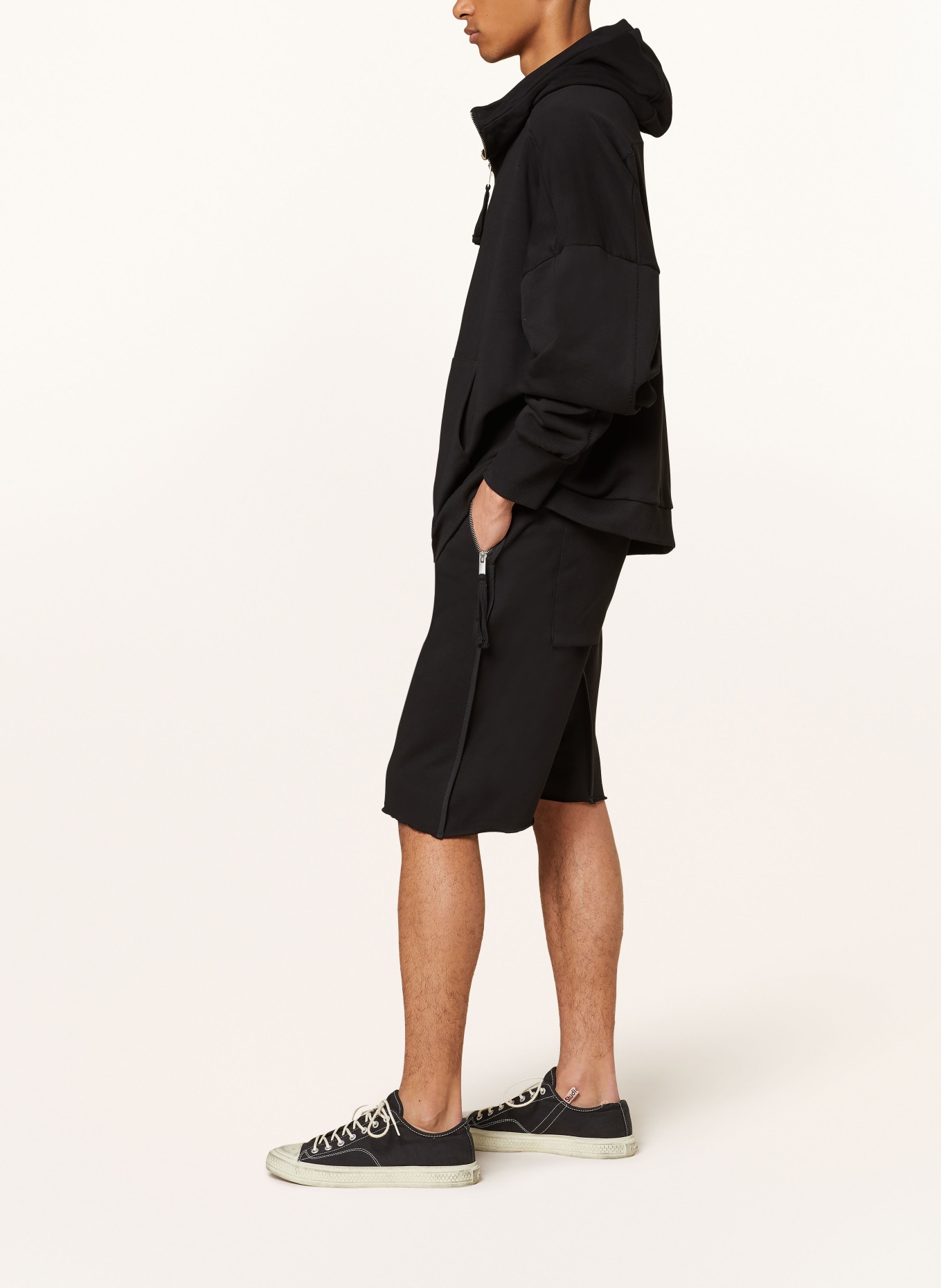 thom/krom Sweat shorts, Color: BLACK (Image 4)