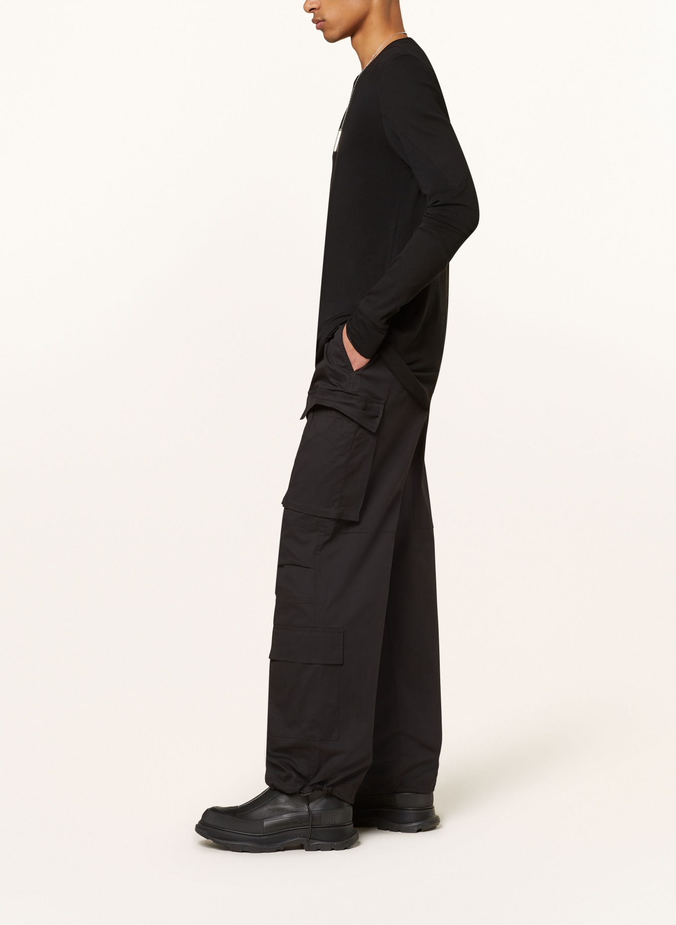 thom/krom Cargo pants regular fit, Color: BLACK (Image 4)
