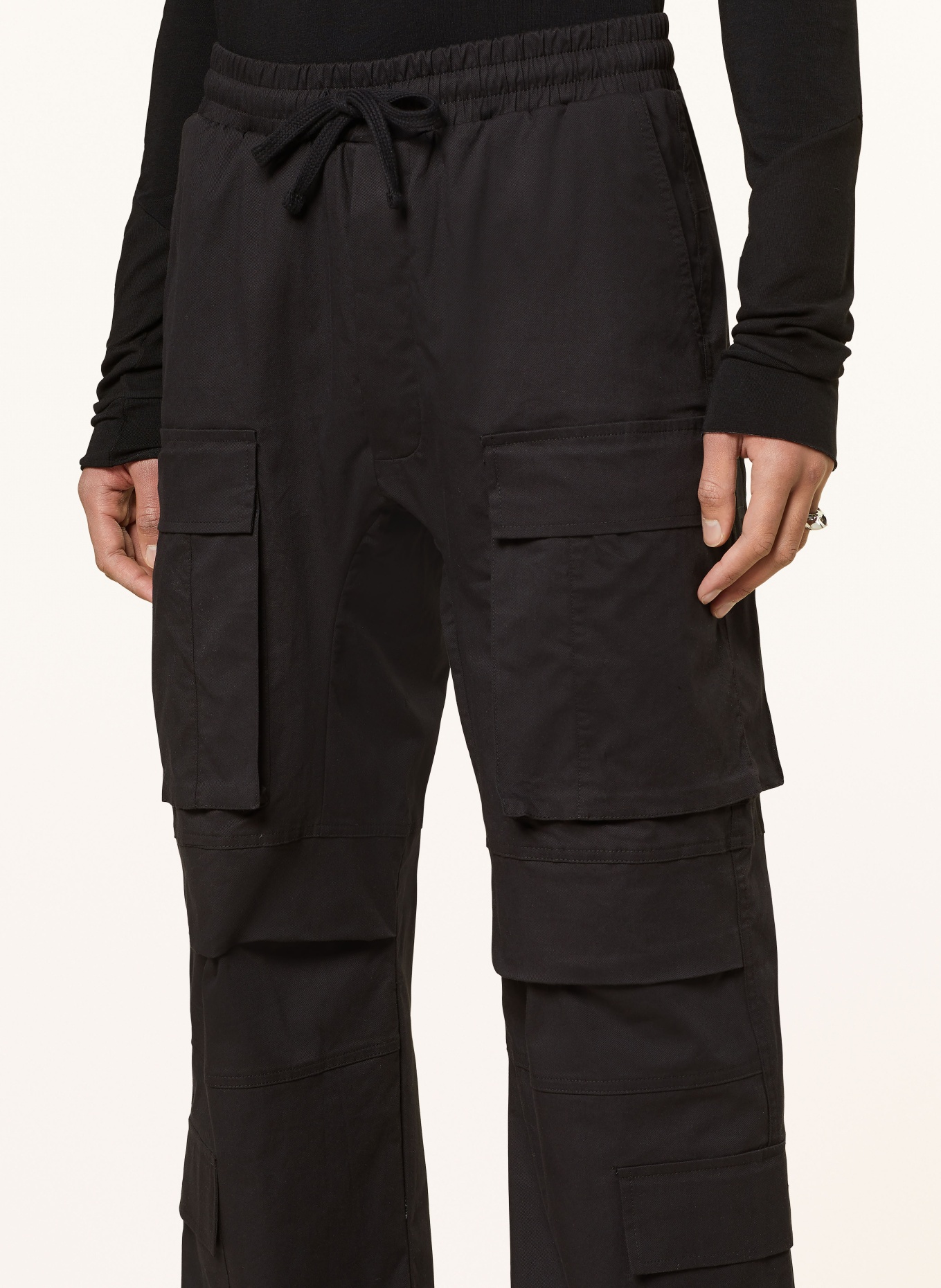 thom/krom Cargo pants regular fit, Color: BLACK (Image 5)
