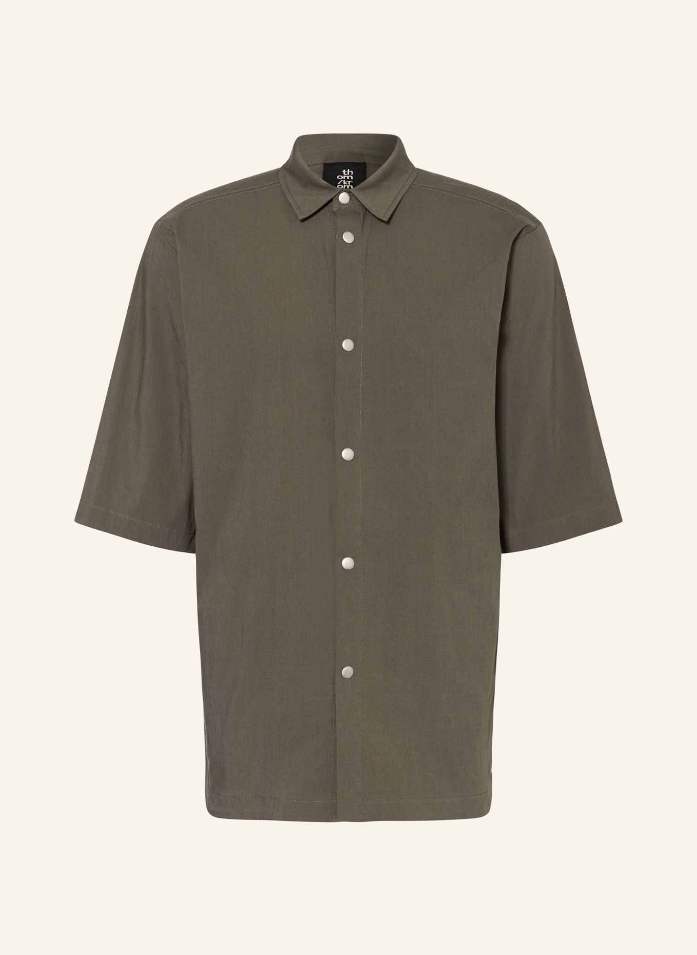 thom/krom Oversized shirt comfort fit, Color: KHAKI (Image 1)