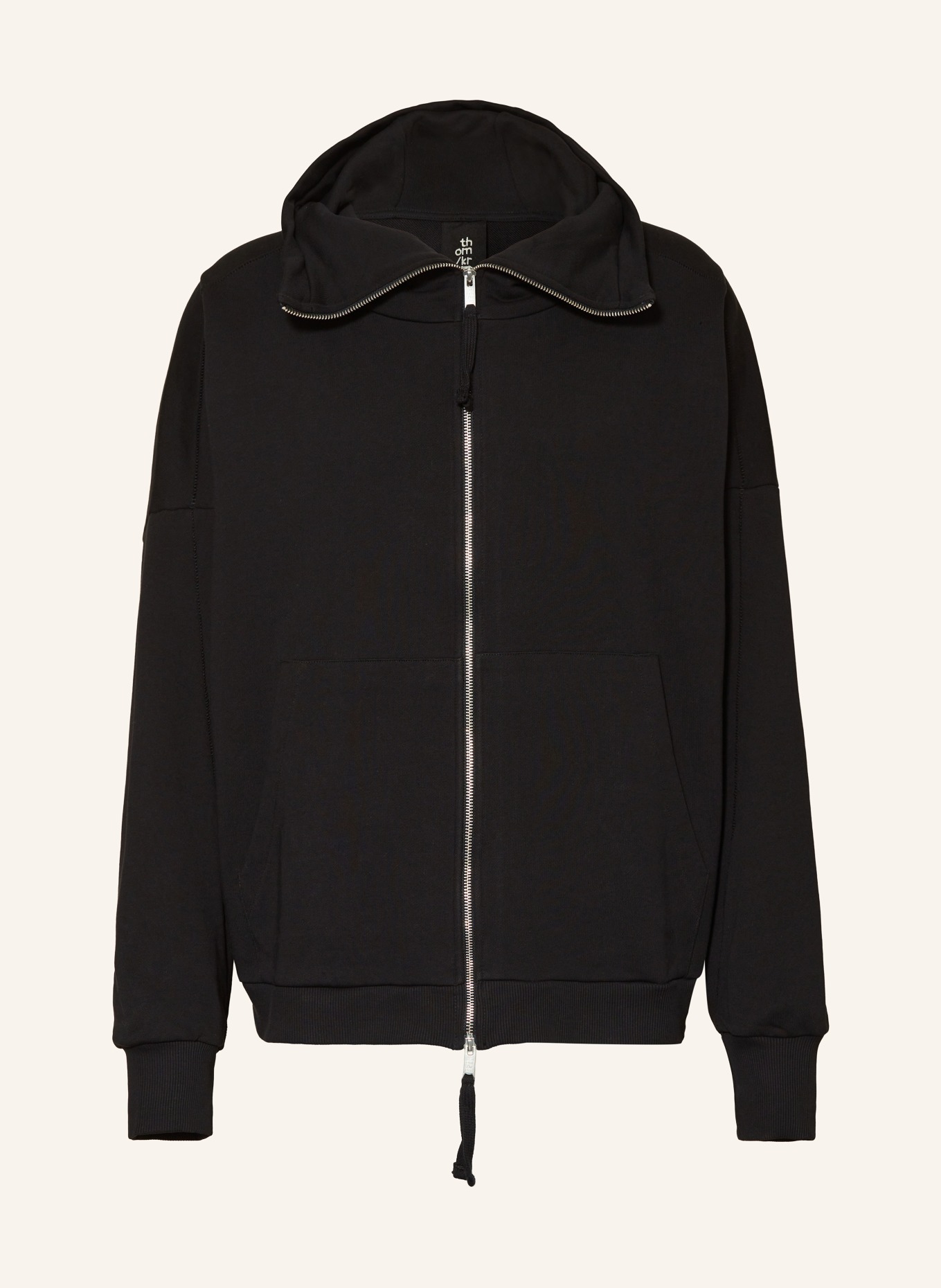 thom/krom Oversized-Sweatjacke, Farbe: SCHWARZ (Bild 1)