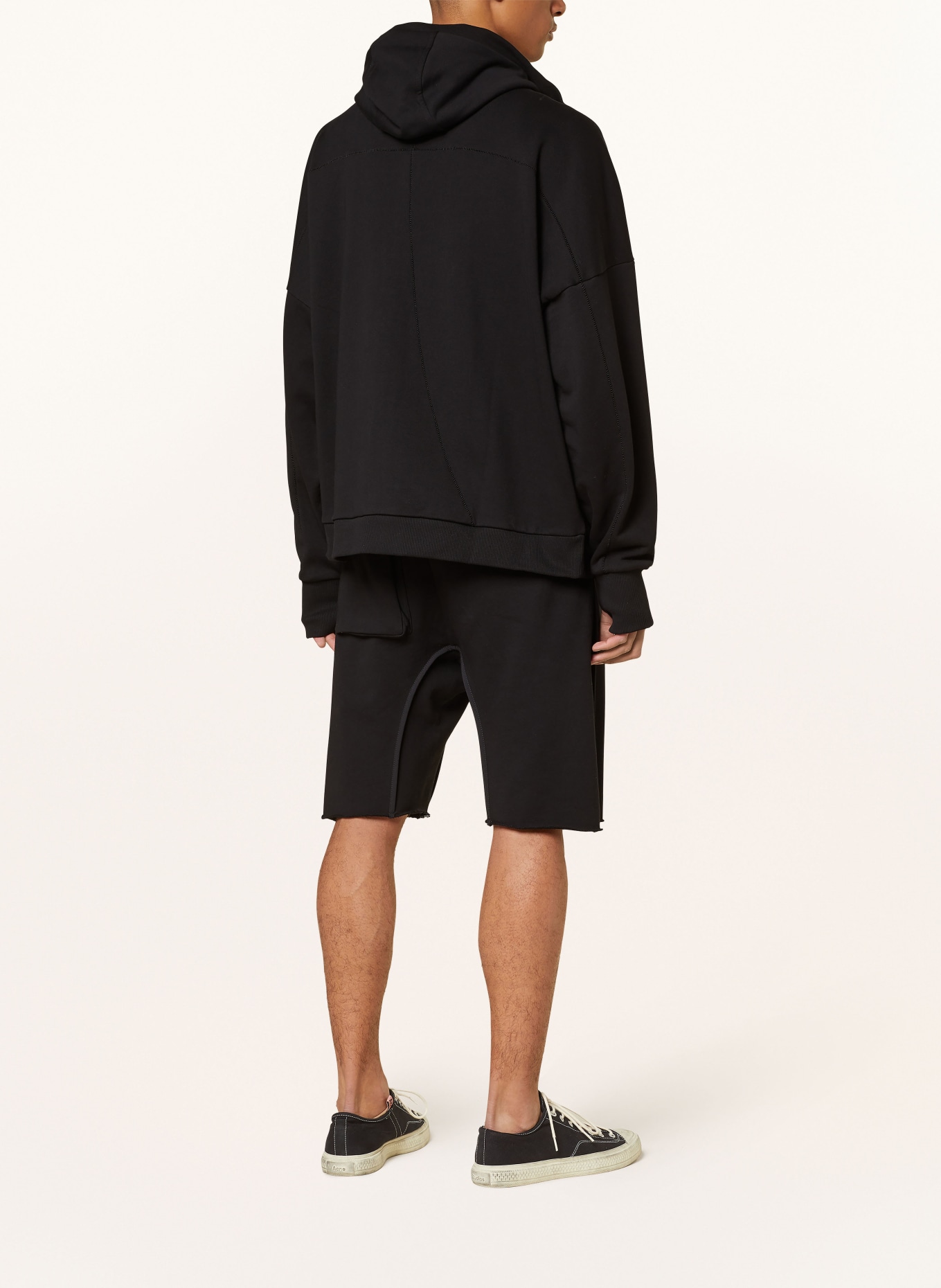 thom/krom Oversized sweat jacket, Color: BLACK (Image 3)
