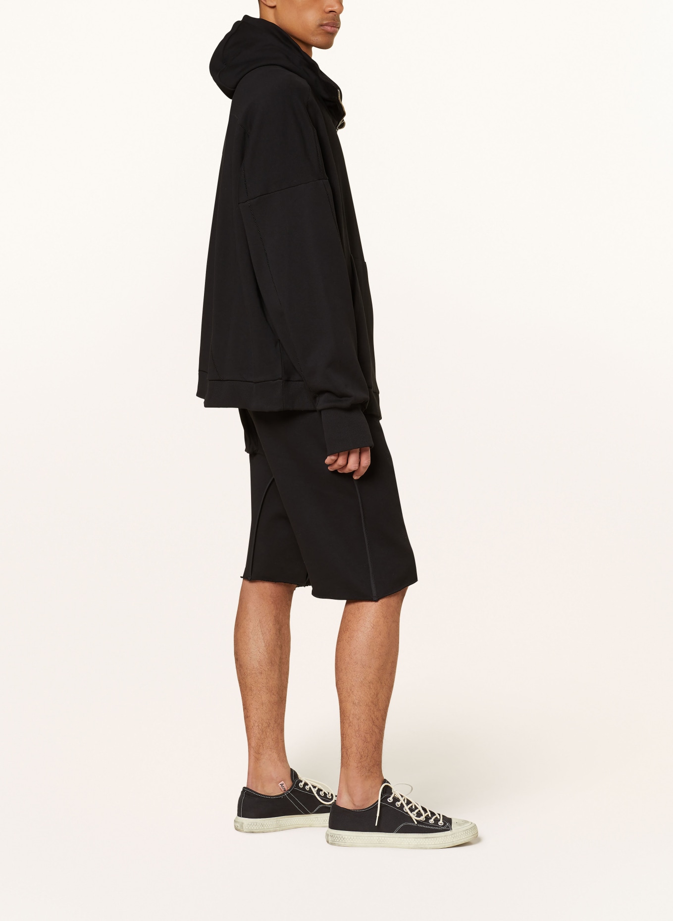 thom/krom Oversized sweat jacket, Color: BLACK (Image 4)