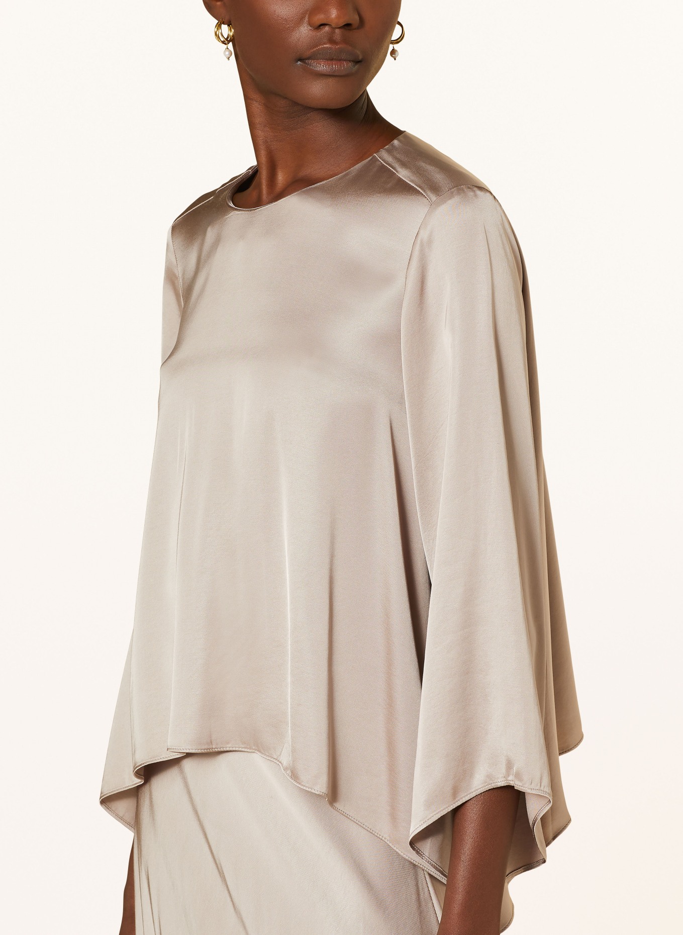 InWear Satin blouse HIDIIW, Color: BEIGE (Image 4)