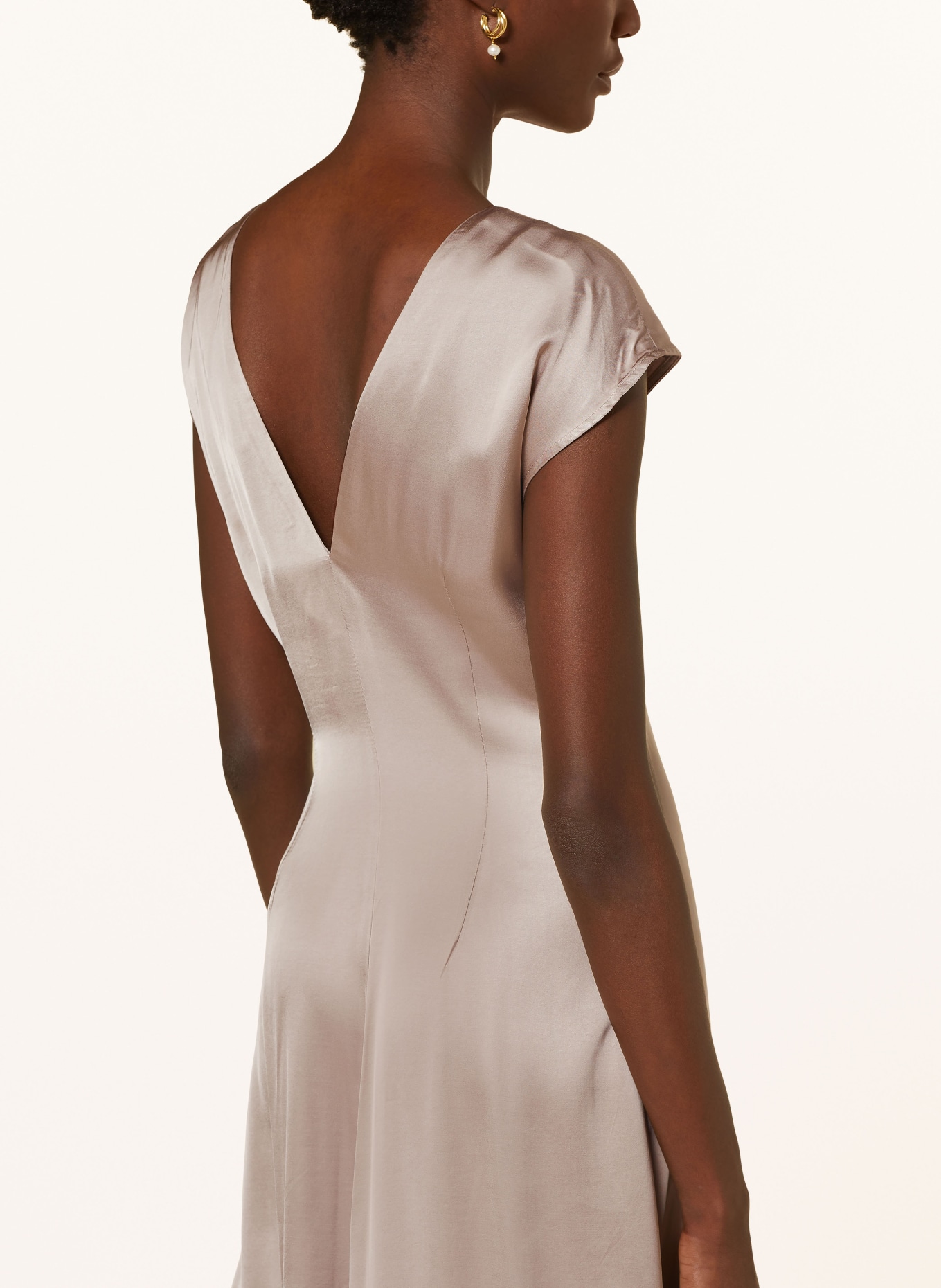 InWear Satin dress HIDIIW, Color: BEIGE (Image 4)