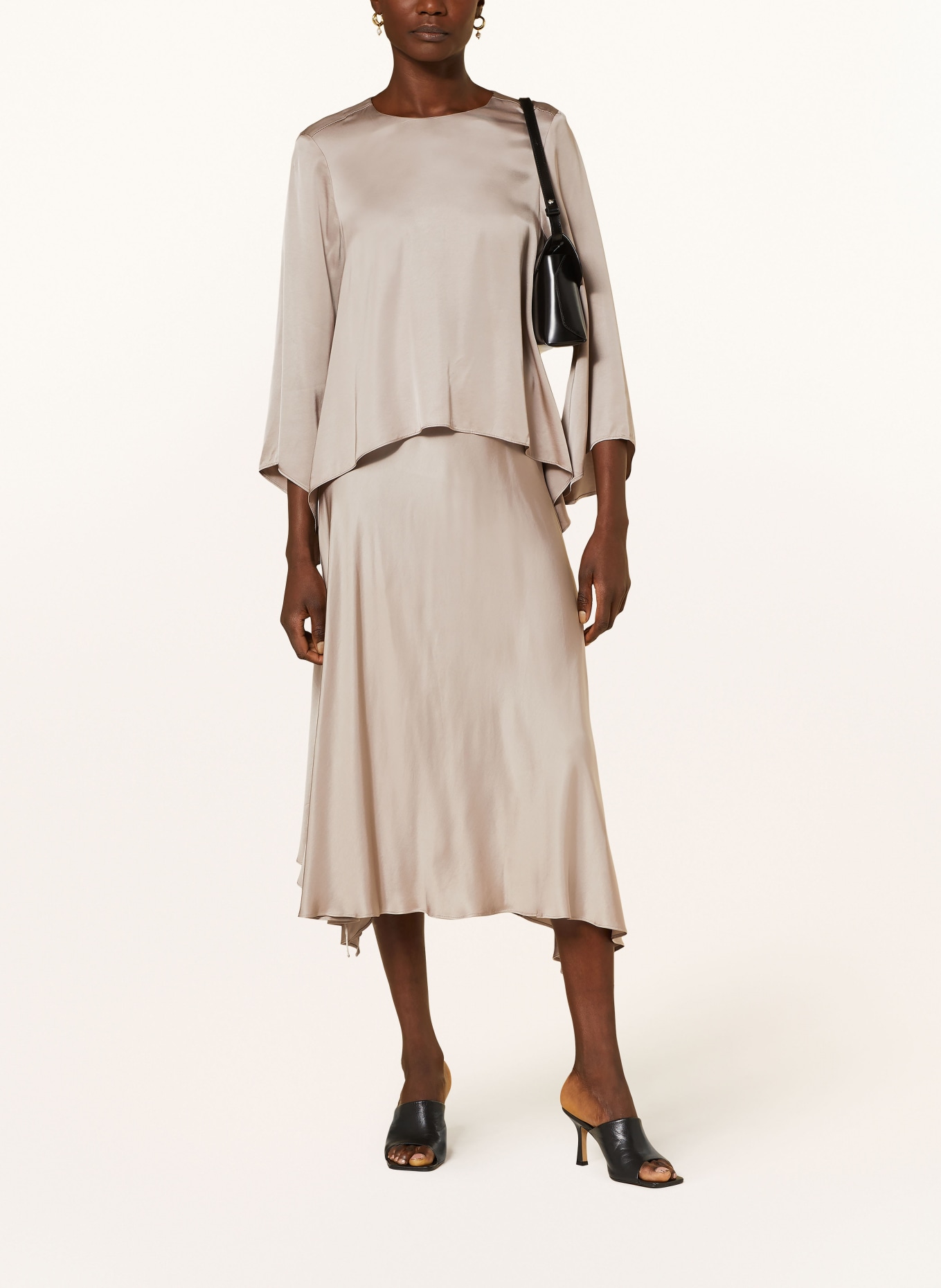 InWear Saténová sukně HIDIIW, Barva: BÉŽOVÁ (Obrázek 2)
