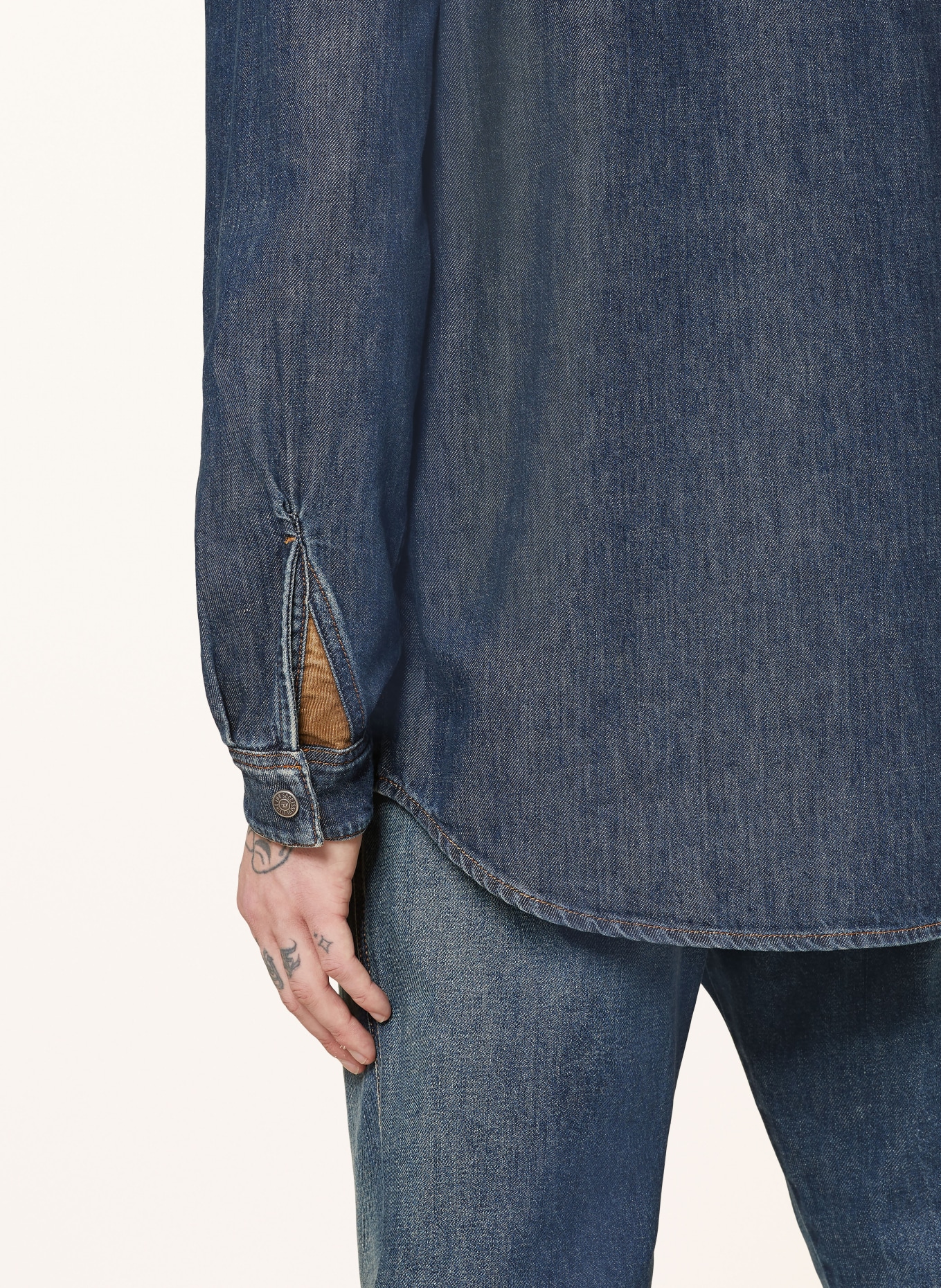 DIESEL Overjacket z jeansu, Kolor: NIEBIESKI (Obrazek 5)