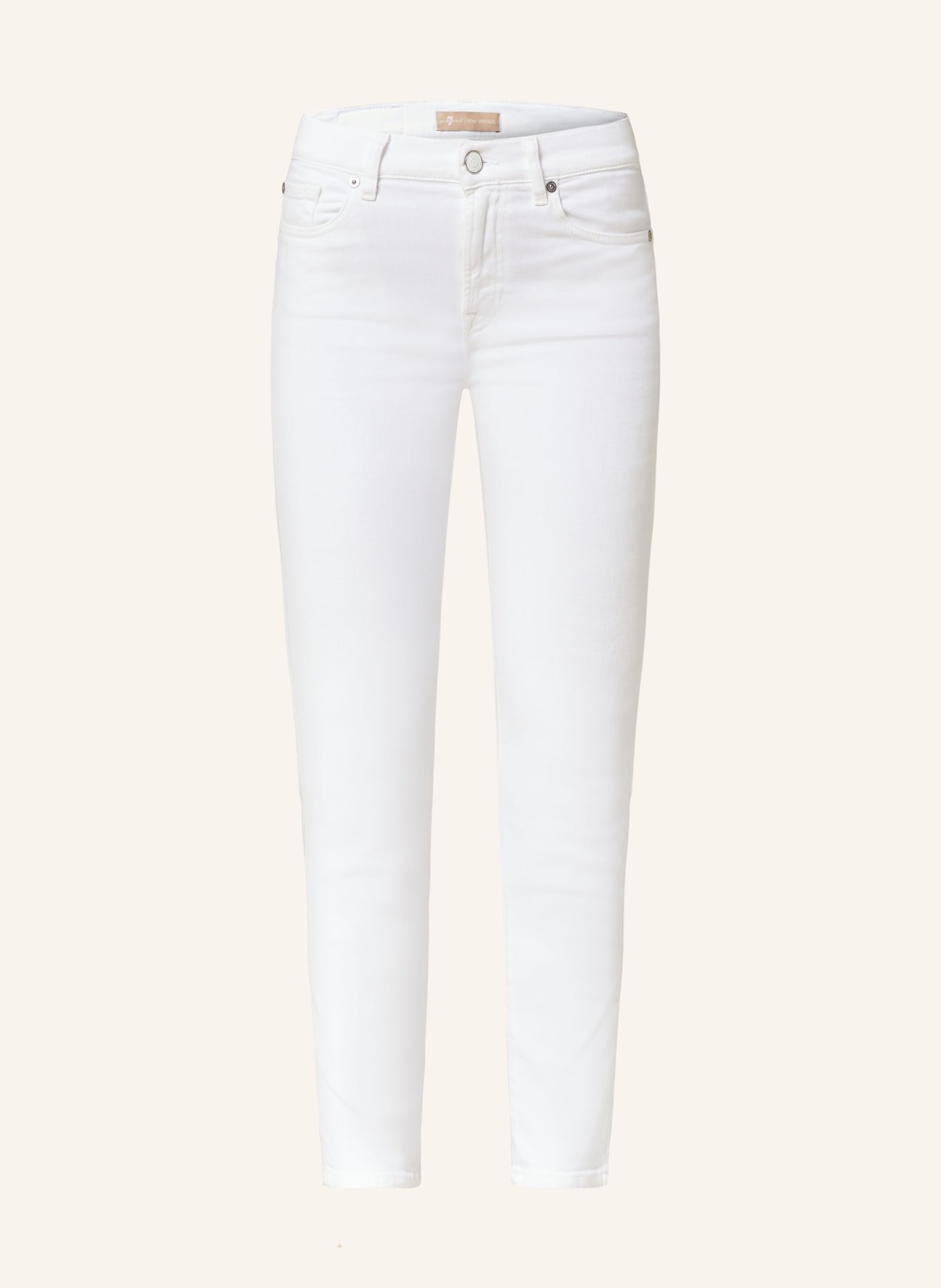 7 for all mankind Skinny Jeans ROXANNE, Farbe: WHITE (Bild 1)