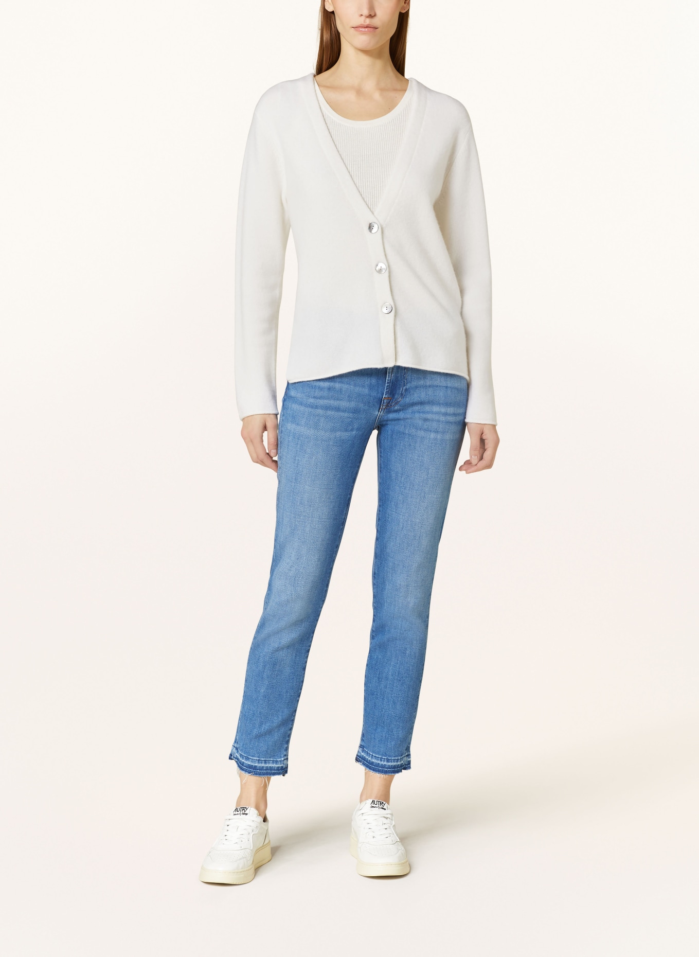7 for all mankind 7/8-Jeans ROXANNE, Farbe: MID BLUE (Bild 2)