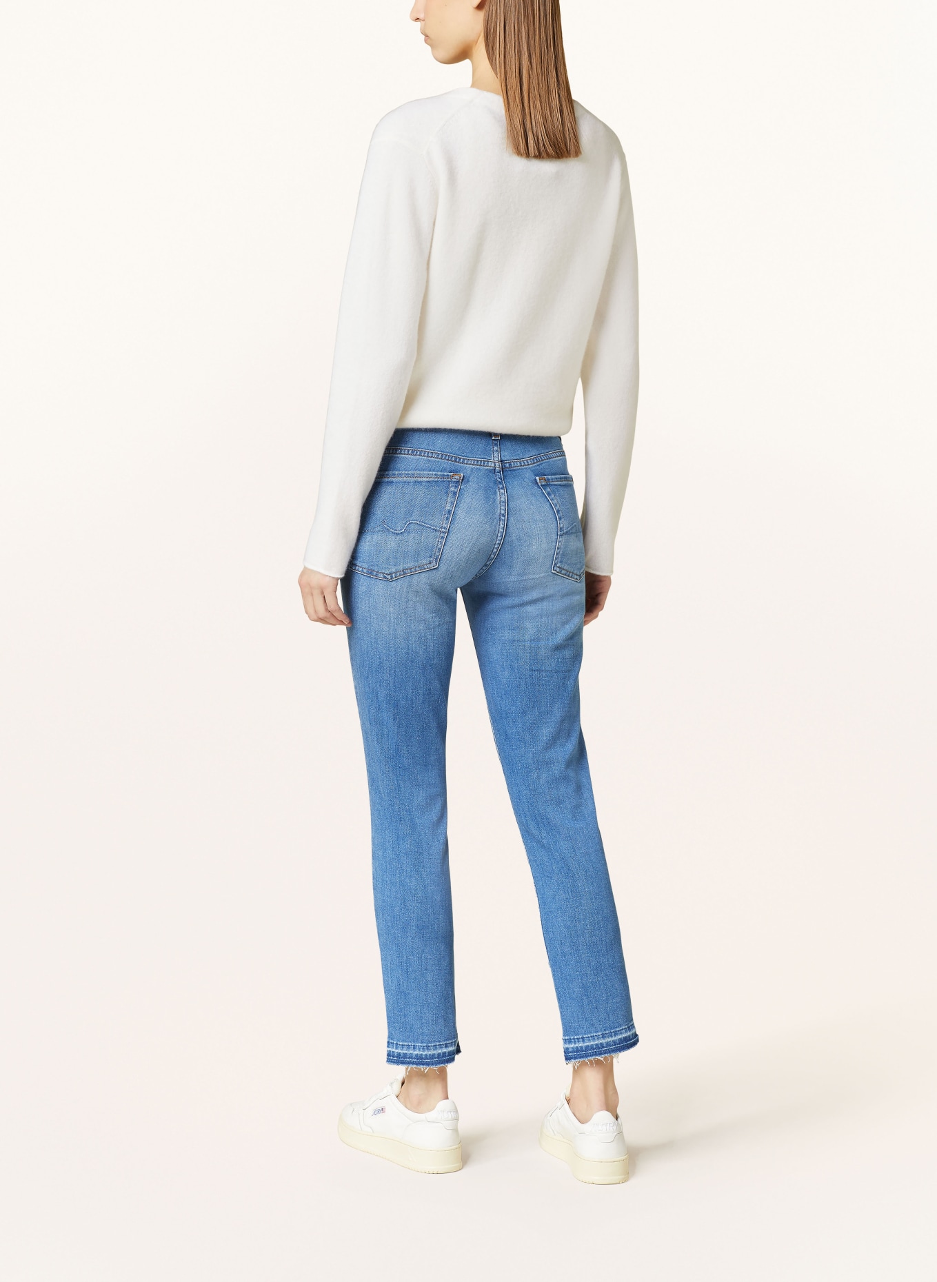 7 for all mankind 7/8 jeans ROXANNE, Color: MID BLUE (Image 3)