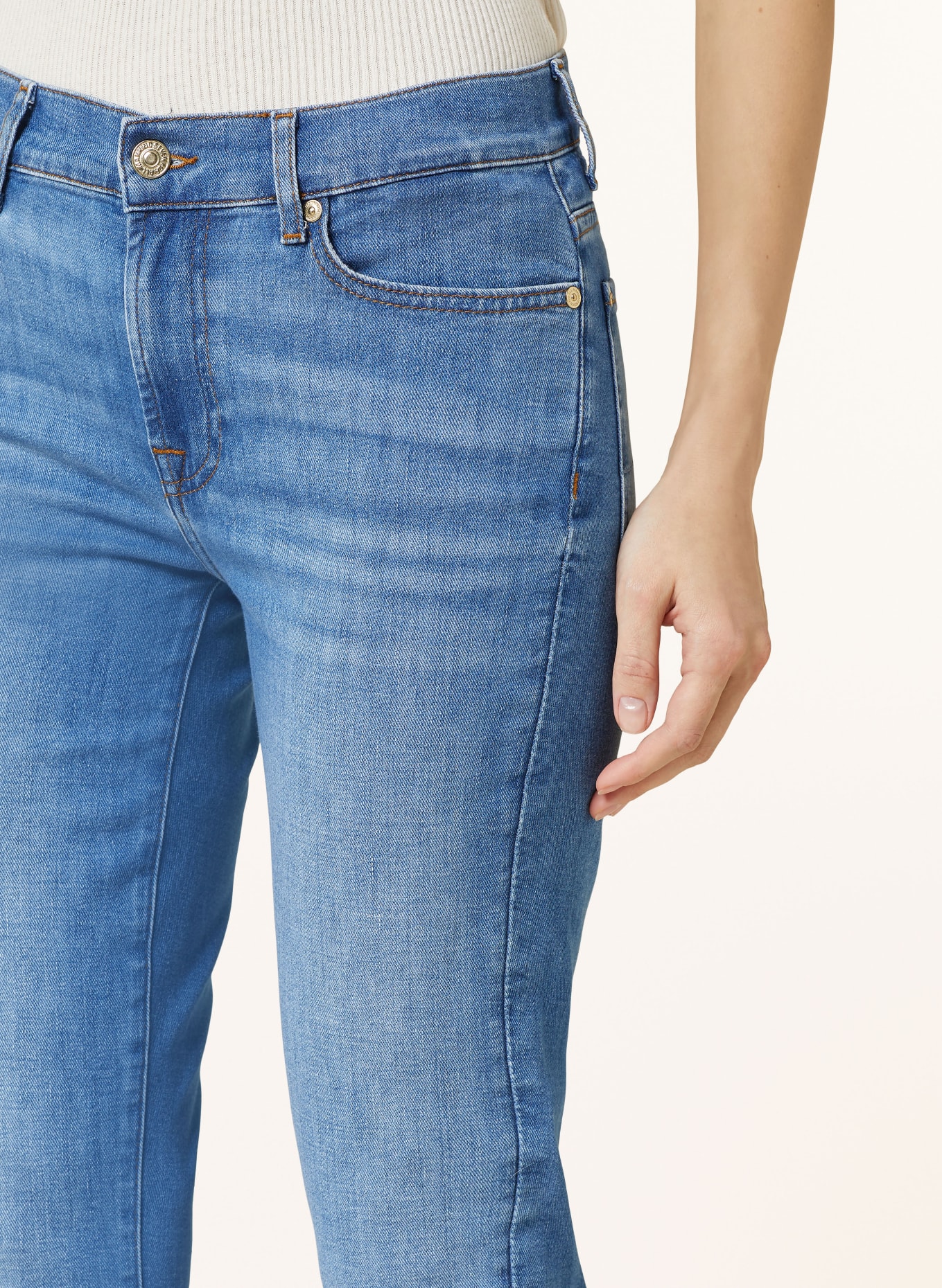 7 for all mankind 7/8 jeans ROXANNE, Color: MID BLUE (Image 5)