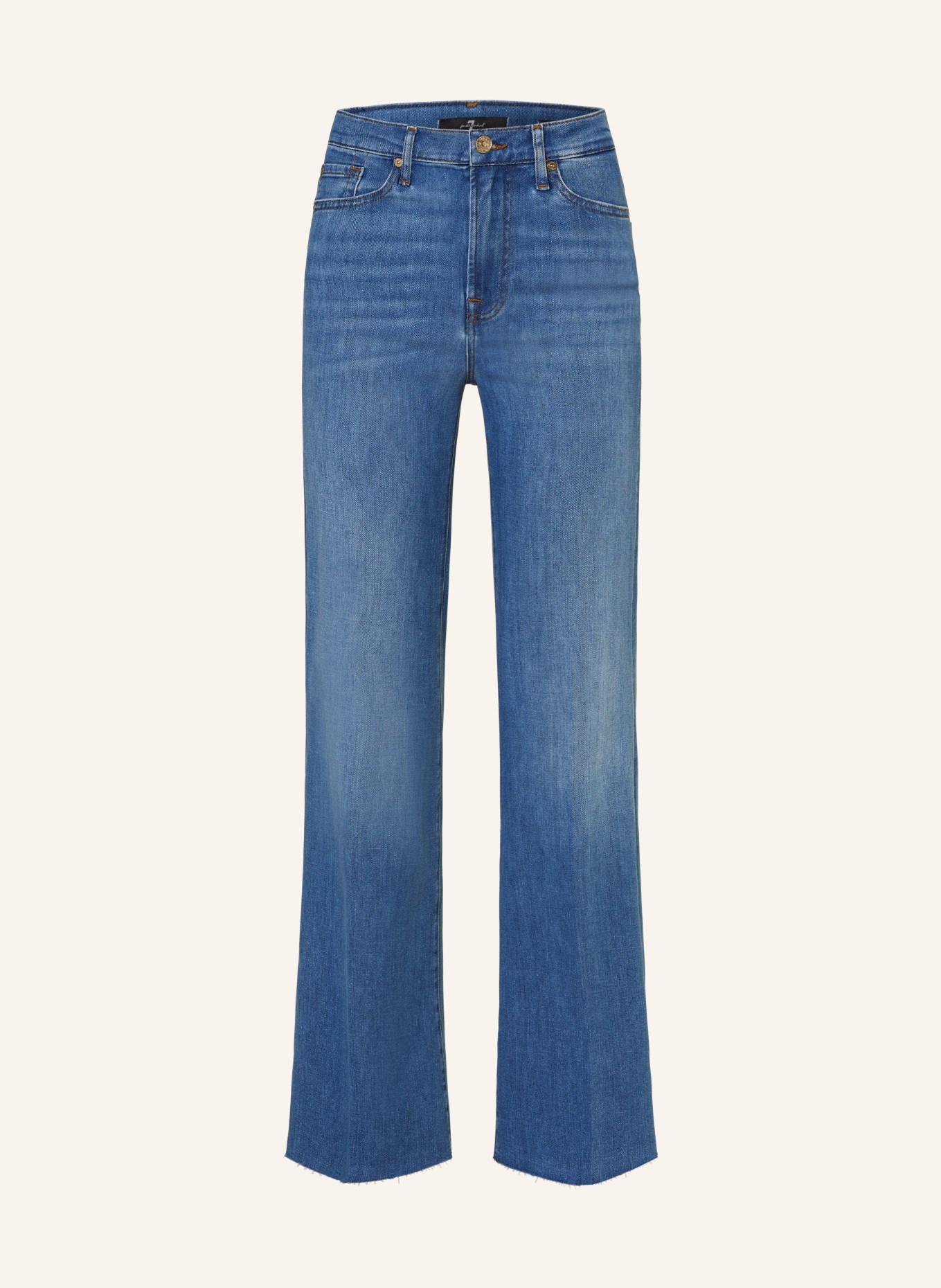 7 for all mankind Bootcut Jeans MODERN DOJO TAILORLESS, Farbe: MID BLUE (Bild 1)