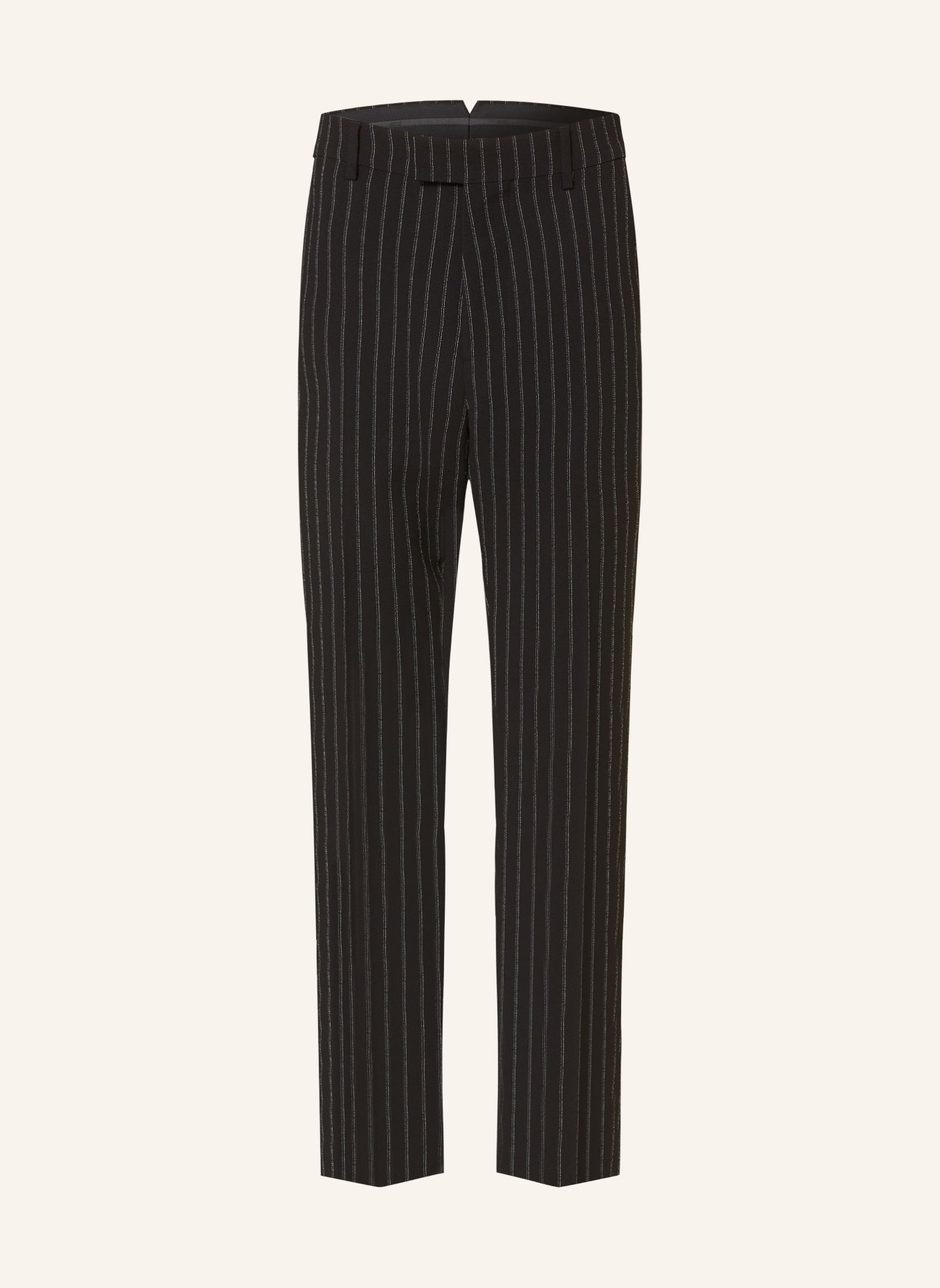 AMI PARIS Spodnie garniturowe extra slim fit, Kolor: CZARNY/ BIAŁY (Obrazek 1)