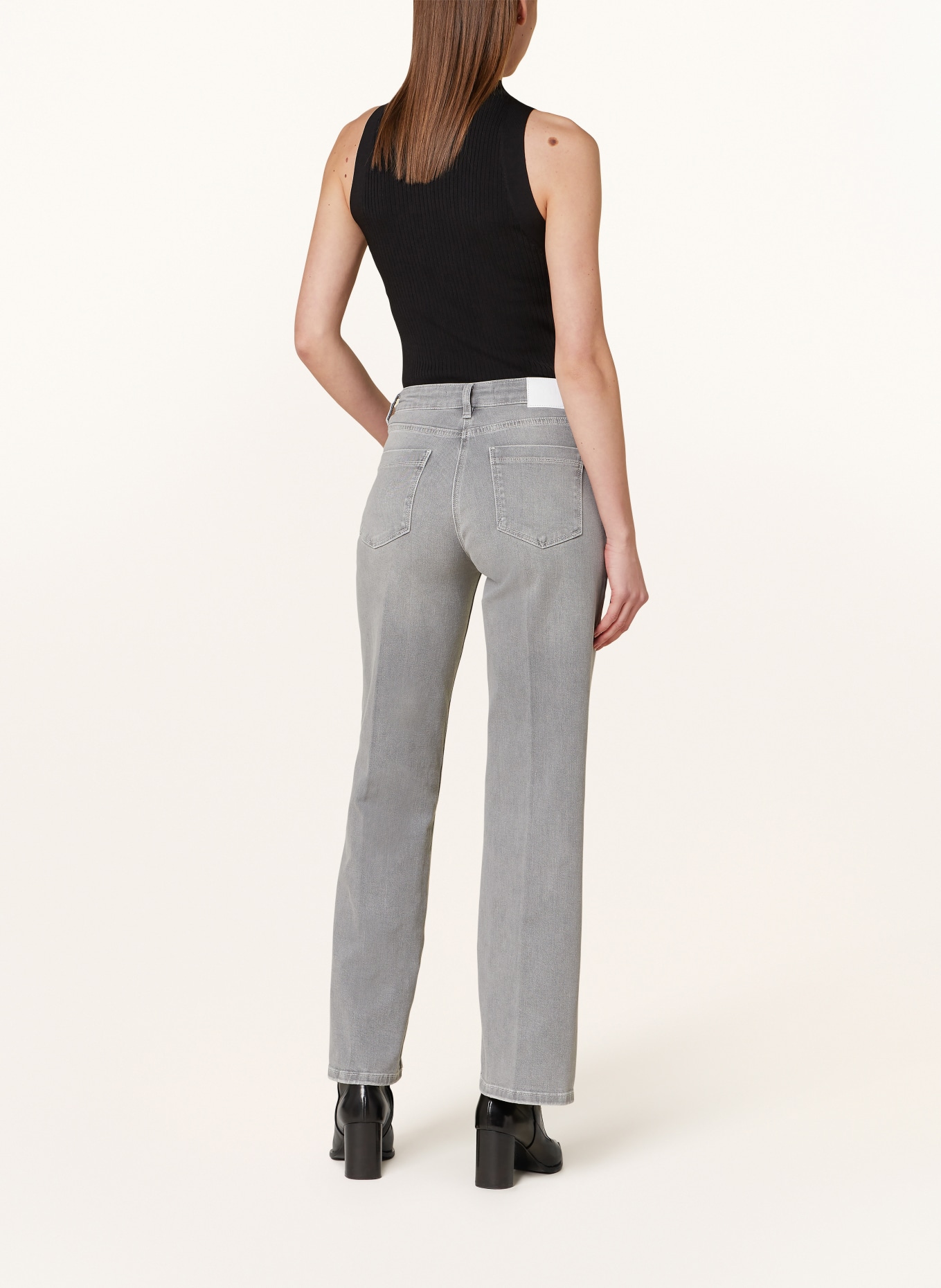 someday Straight Jeans CARIE, Farbe: HELLGRAU (Bild 3)