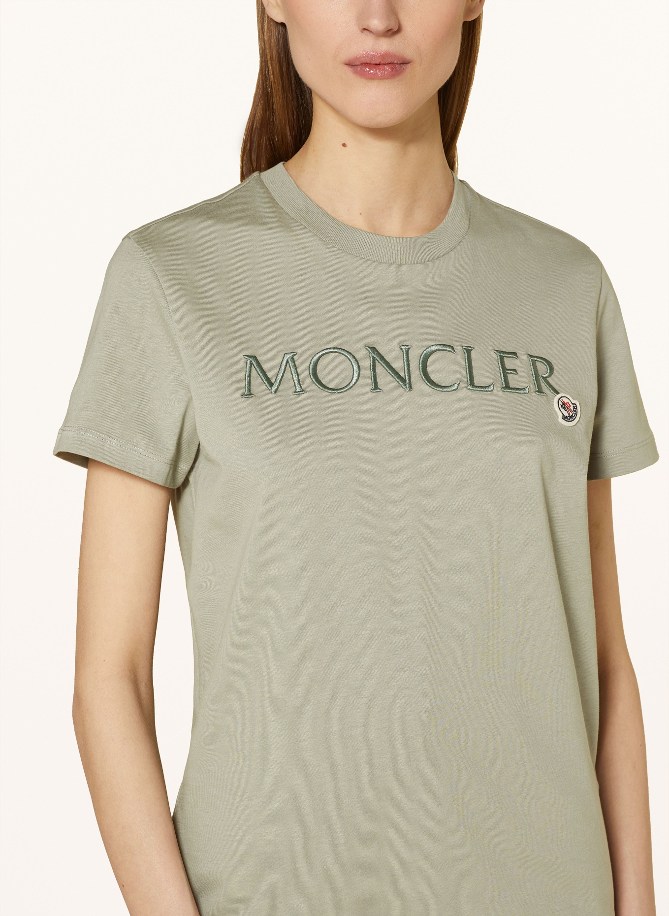 MONCLER T-Shirt: HELLGRÜN