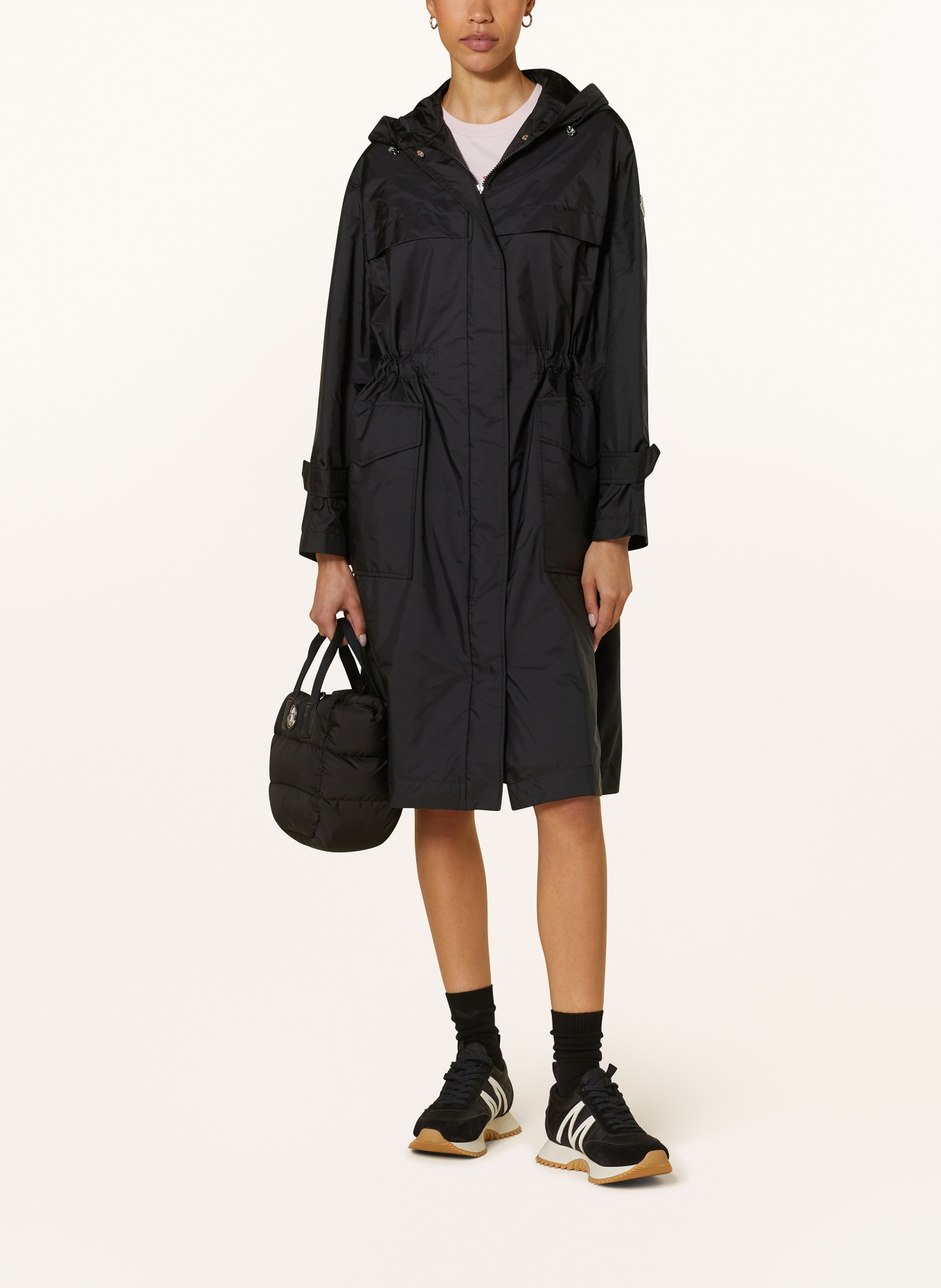 MONCLER Coat HIENGU, Color: BLACK (Image 2)