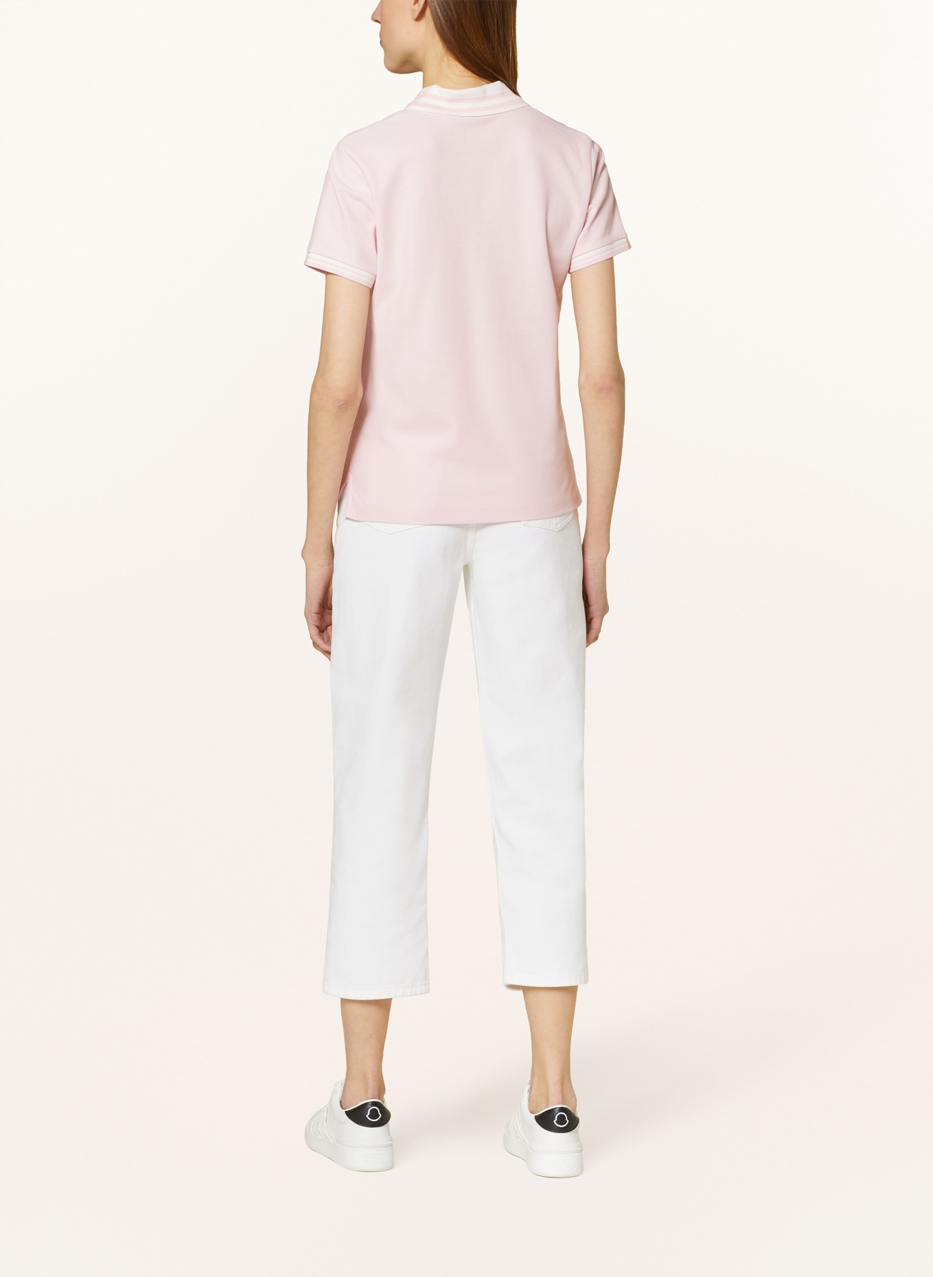 MONCLER Piqué-Poloshirt, Farbe: ROSA (Bild 3)