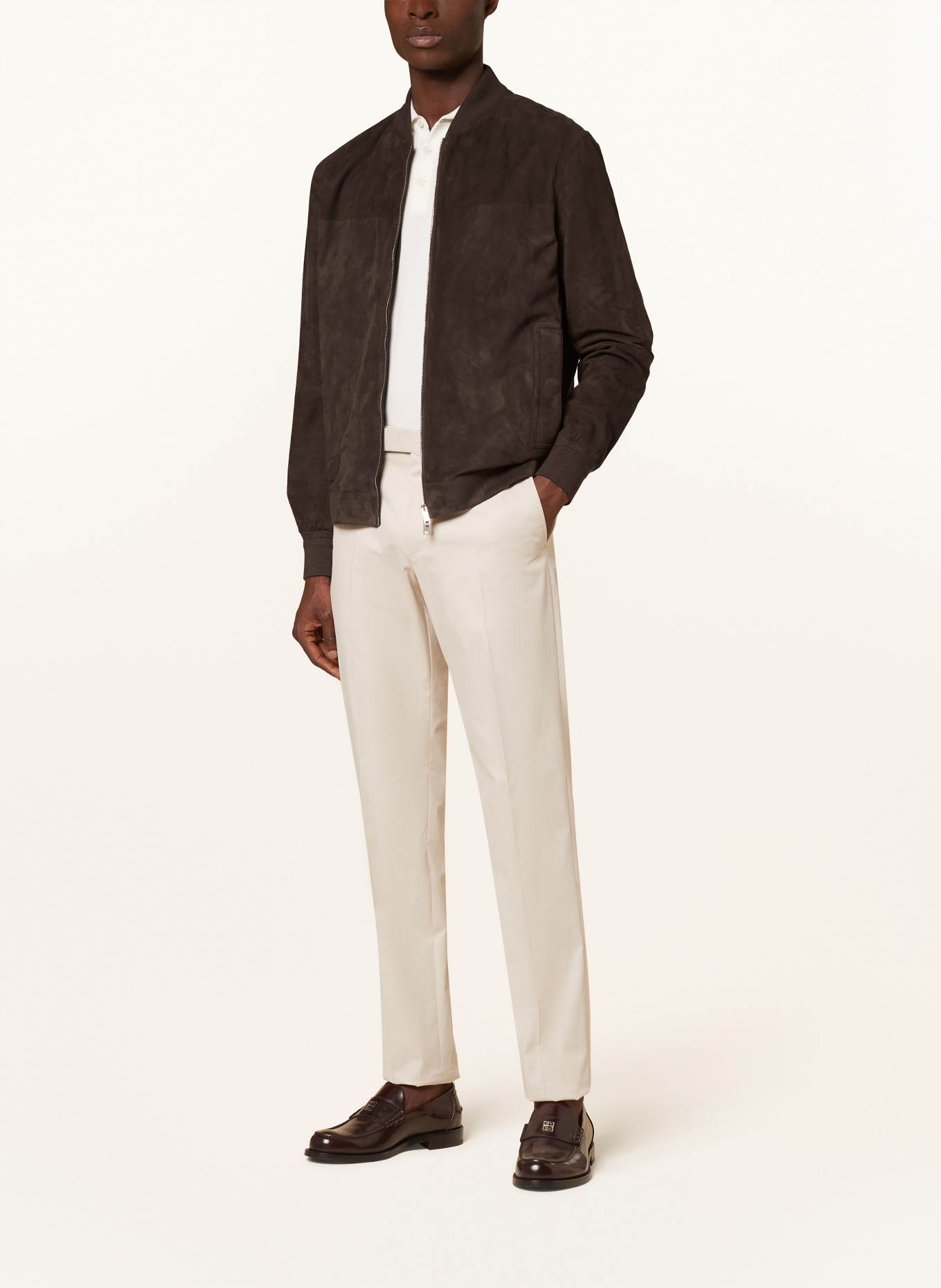 ZEGNA Leather jacket, Color: DARK BROWN (Image 2)