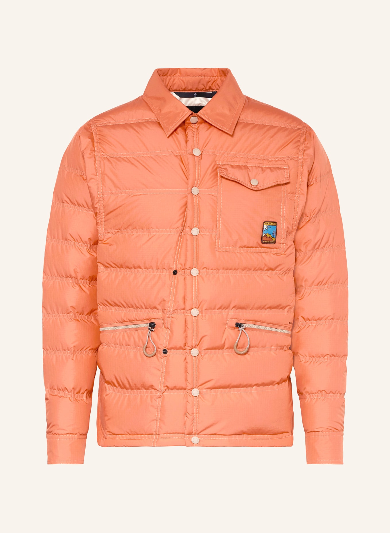MONCLER GRENOBLE Down jacket LAVACHEY, Color: ORANGE (Image 1)
