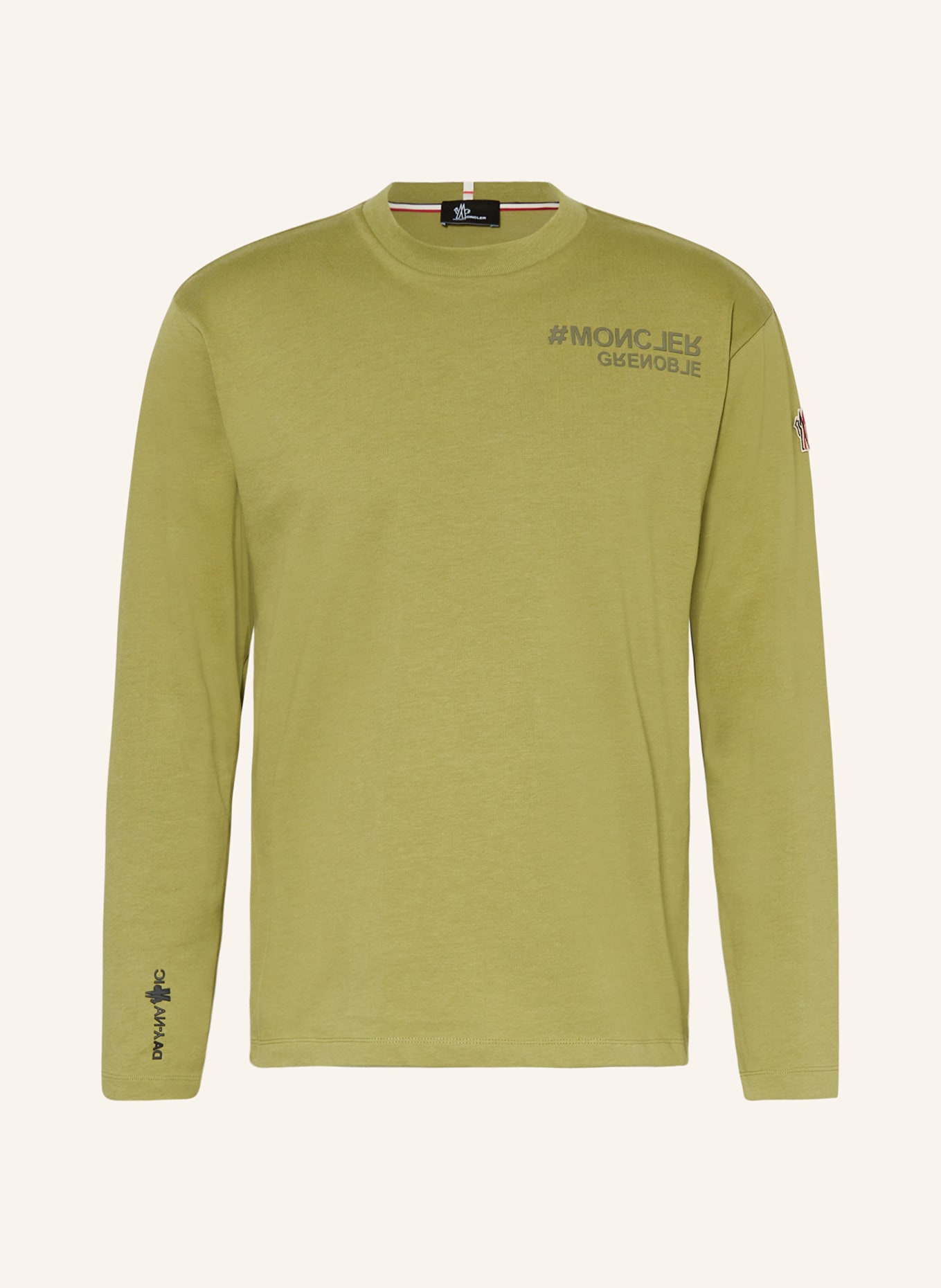 MONCLER GRENOBLE Long sleeve shirt, Color: OLIVE (Image 1)
