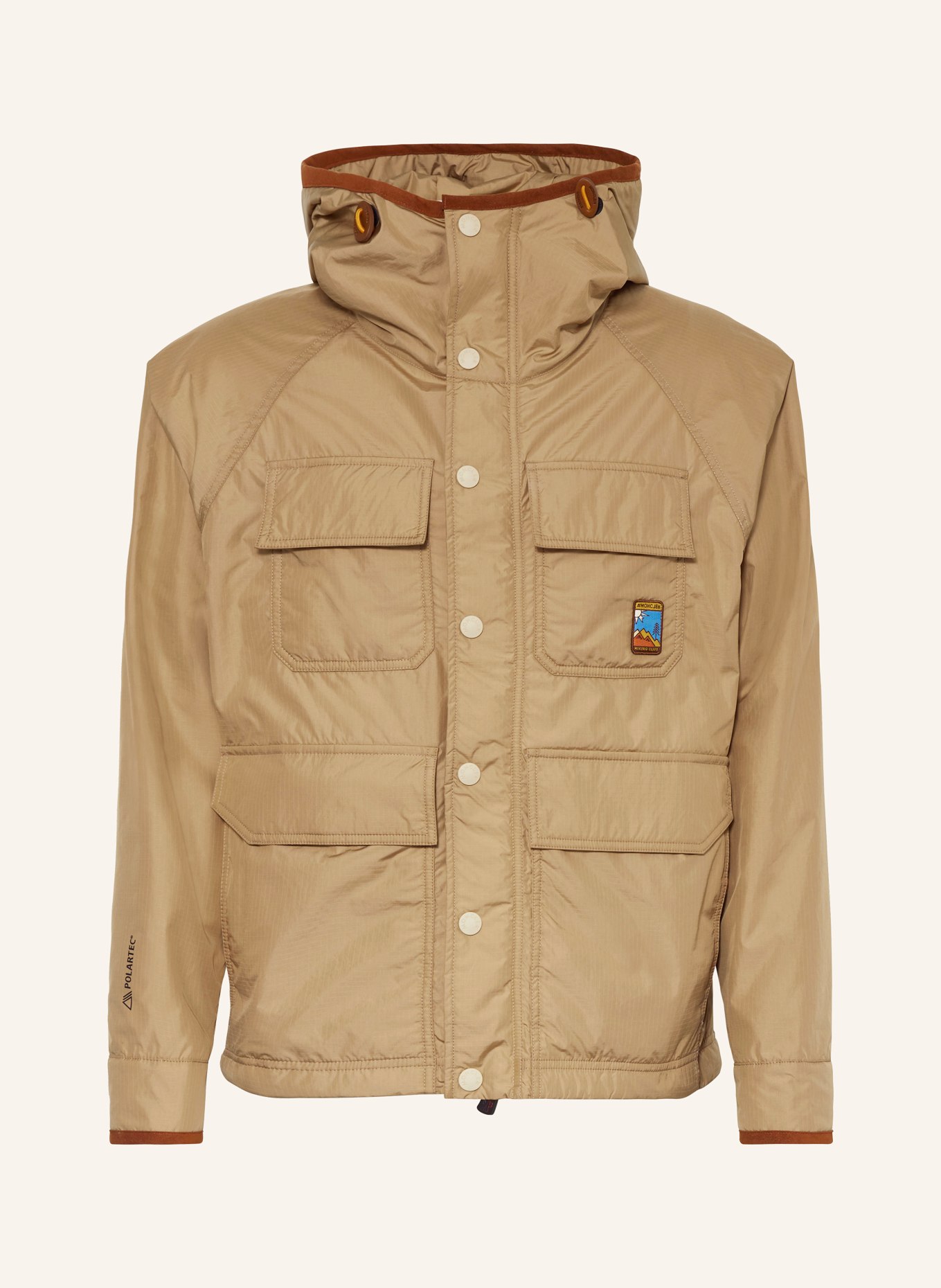 MONCLER GRENOBLE Field jacket RUTOR, Color: BEIGE (Image 1)