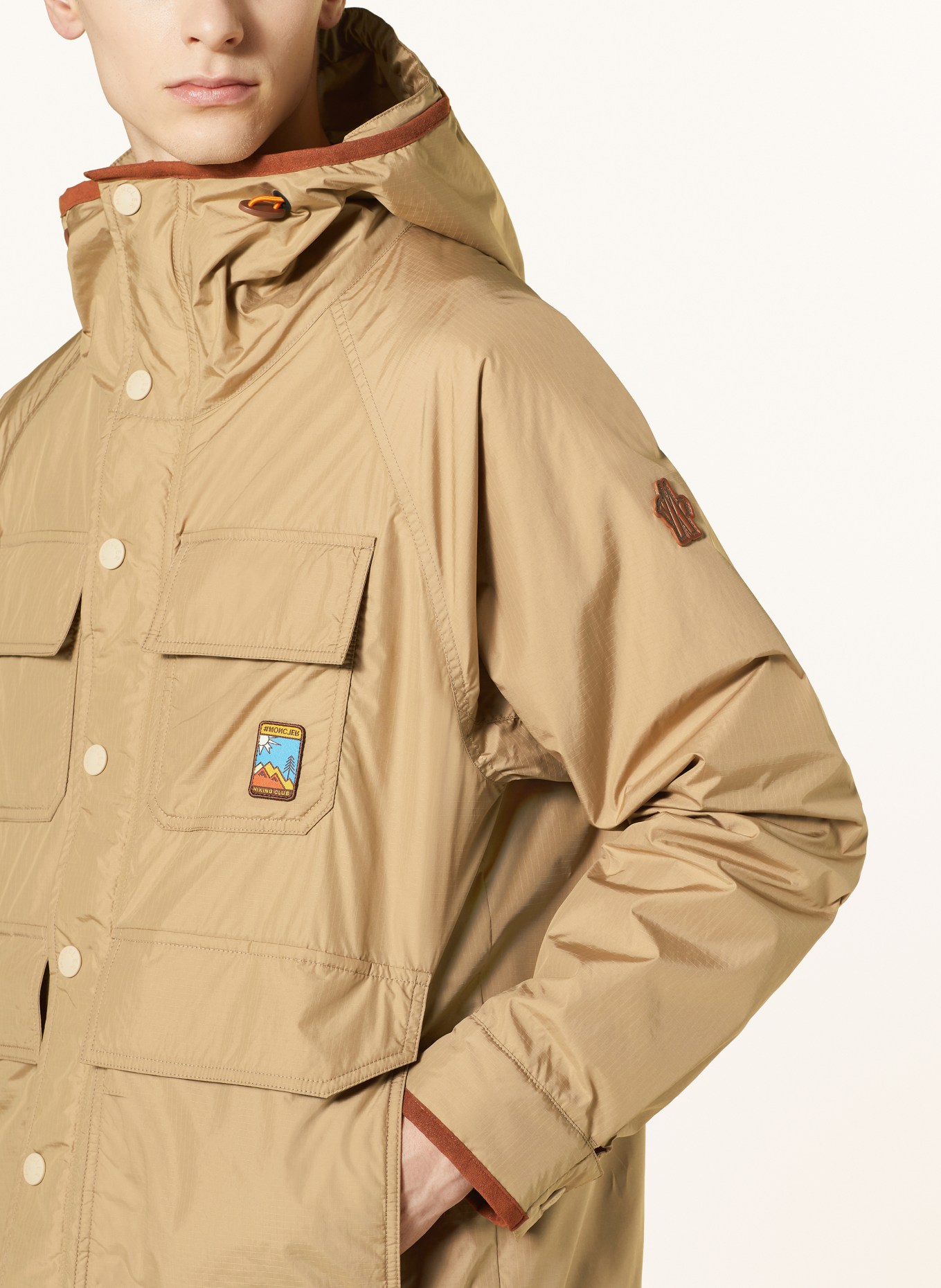 MONCLER GRENOBLE Field jacket RUTOR, Color: BEIGE (Image 5)