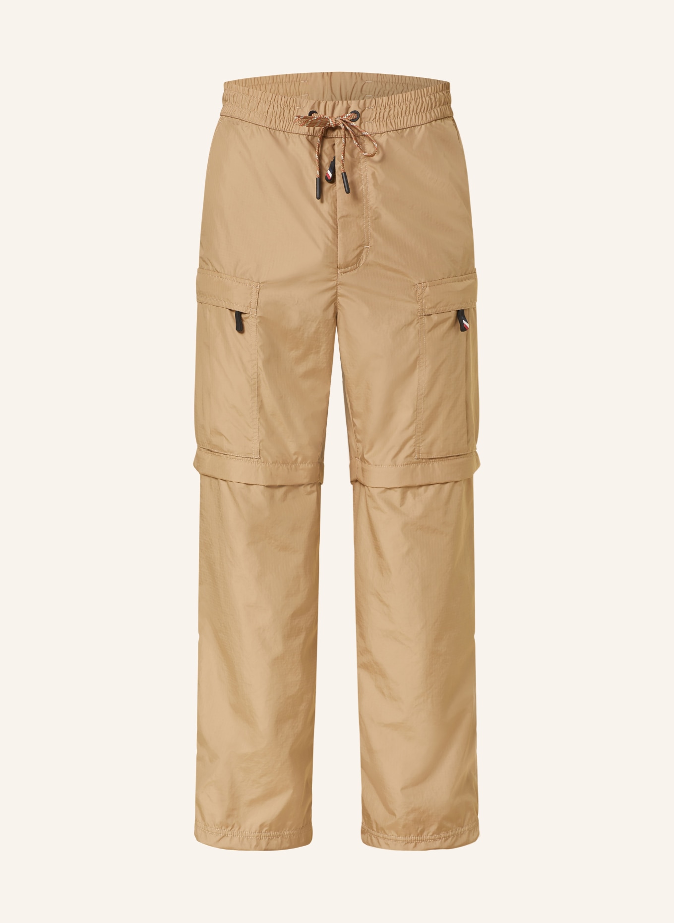 MONCLER GRENOBLE Zip-off kalhoty Regular Fit, Barva: BÉŽOVÁ (Obrázek 1)