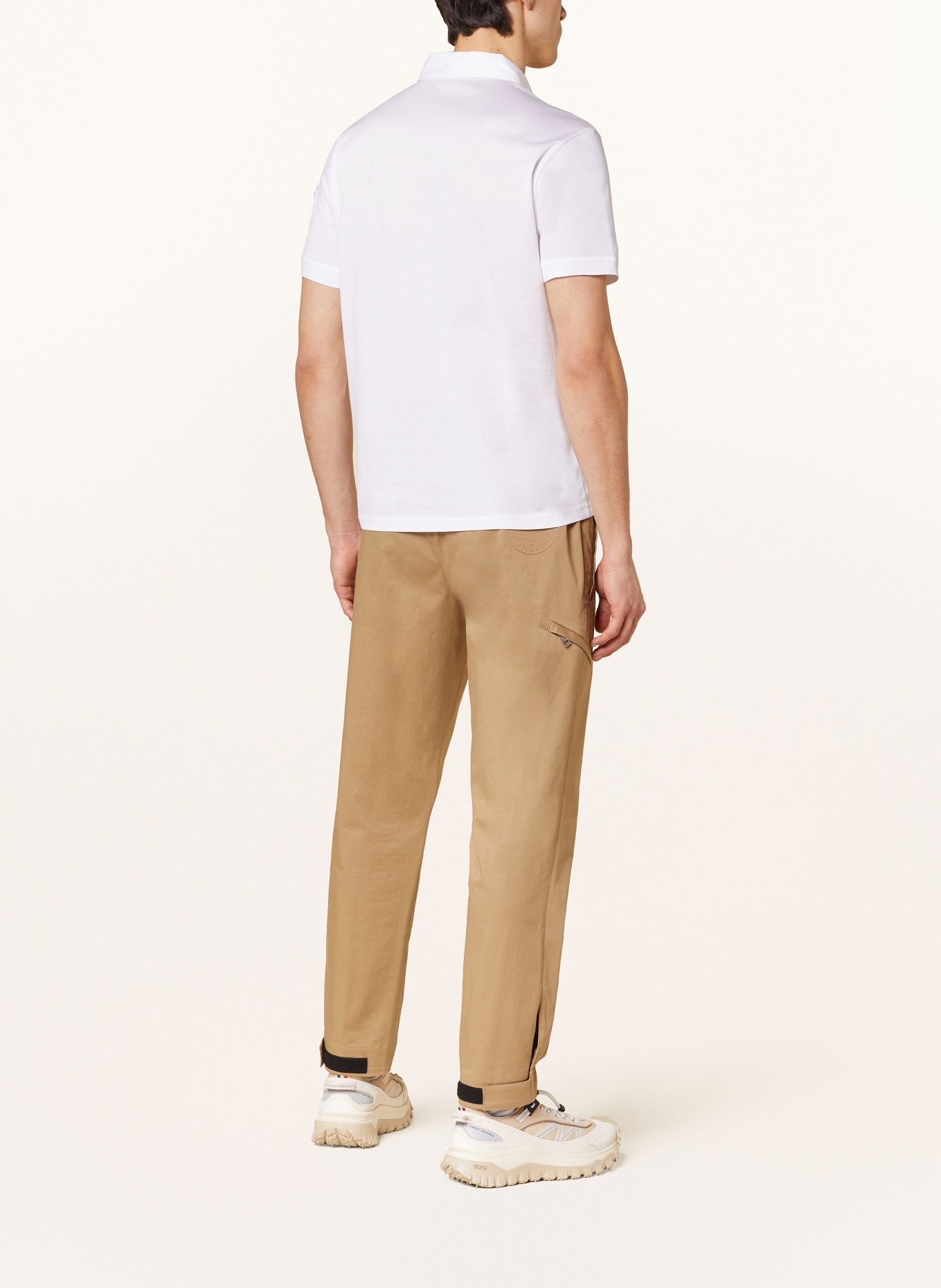MONCLER Jersey-Poloshirt, Farbe: WEISS (Bild 3)