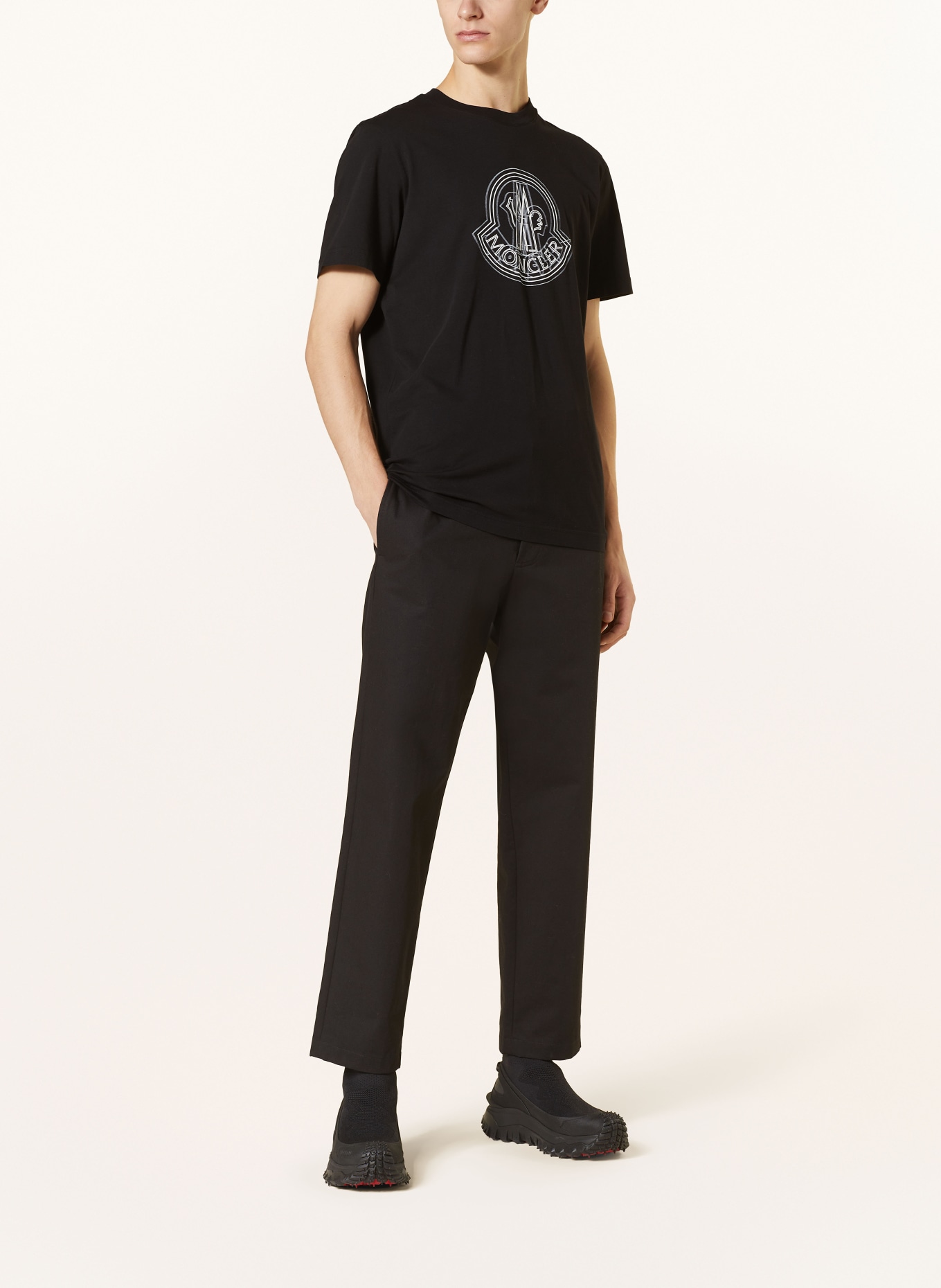 MONCLER T-shirt, Color: BLACK (Image 2)