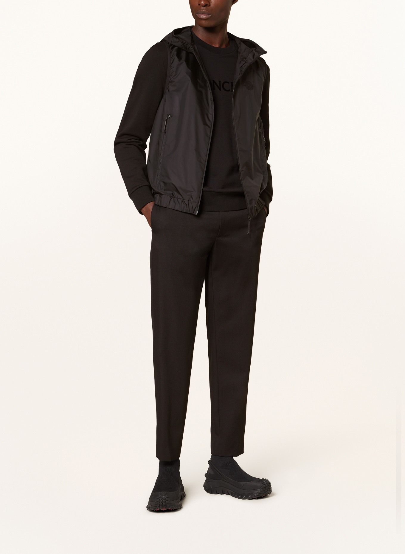 MONCLER Vest VALLESE, Color: BLACK (Image 2)