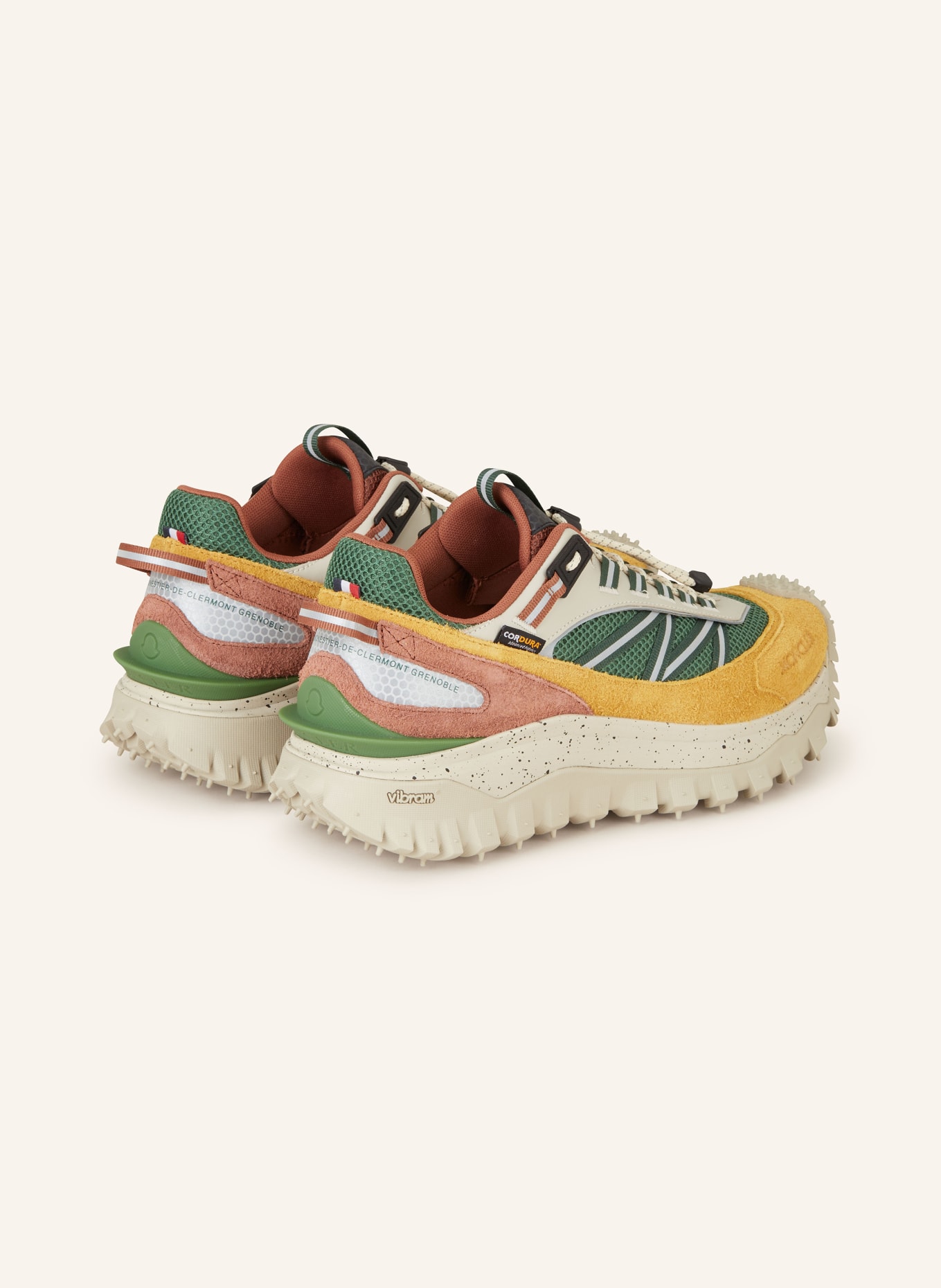MONCLER Sneakers, Color: GREEN/ BROWN (Image 2)
