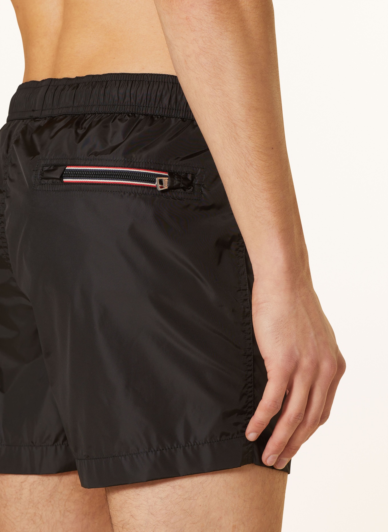 MONCLER Swim shorts, Color: BLACK (Image 4)