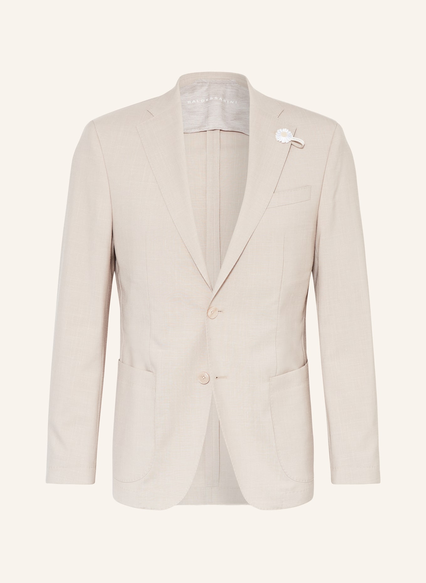 BALDESSARINI Tailored jacket slim fit, Color: 8520 Irish Cream Melange (Image 1)