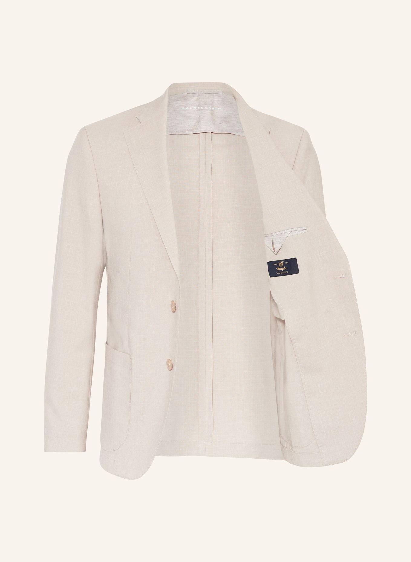 BALDESSARINI Tailored jacket slim fit, Color: 8520 Irish Cream Melange (Image 4)