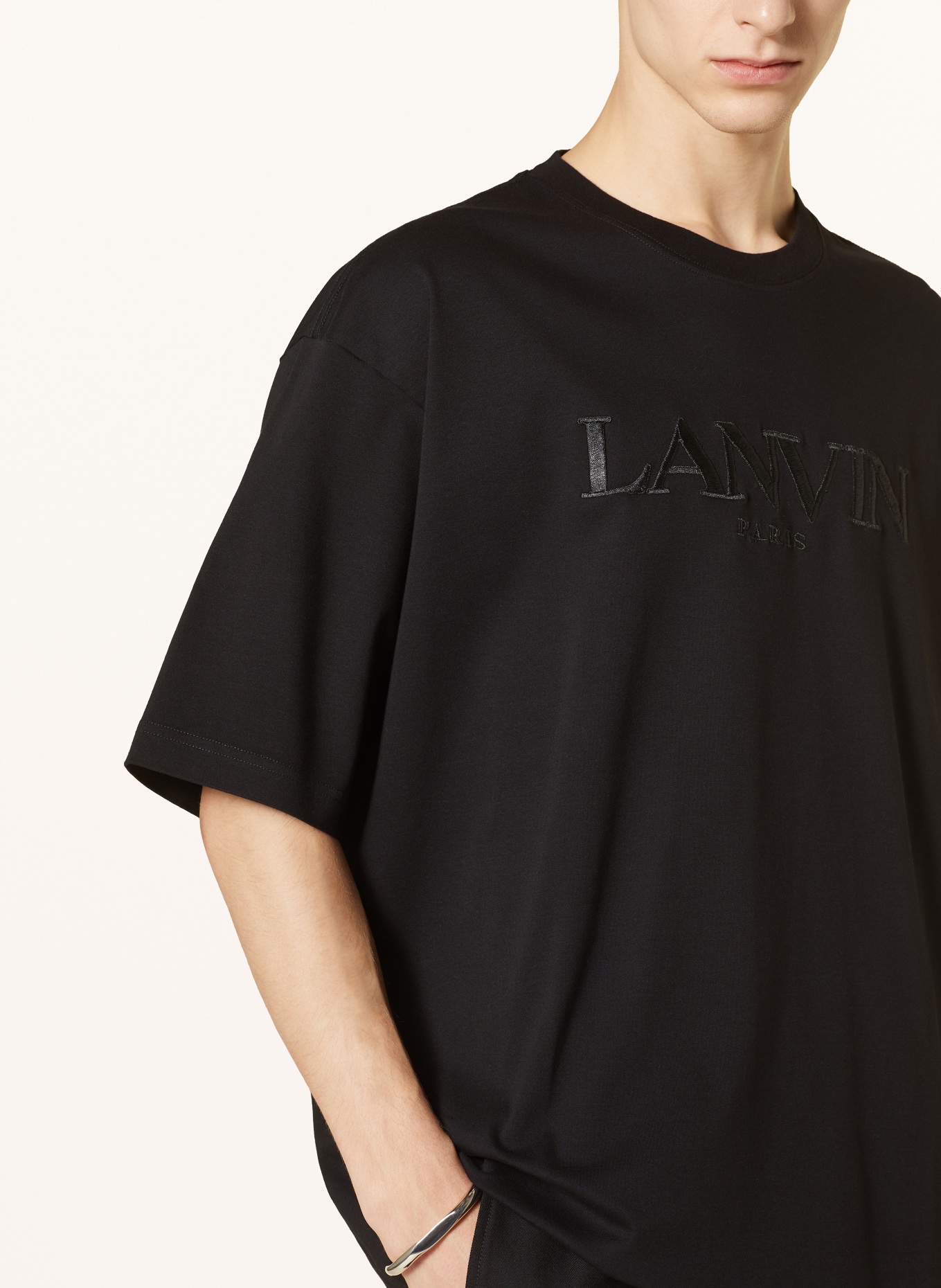 LANVIN Oversized shirt, Color: BLACK (Image 4)