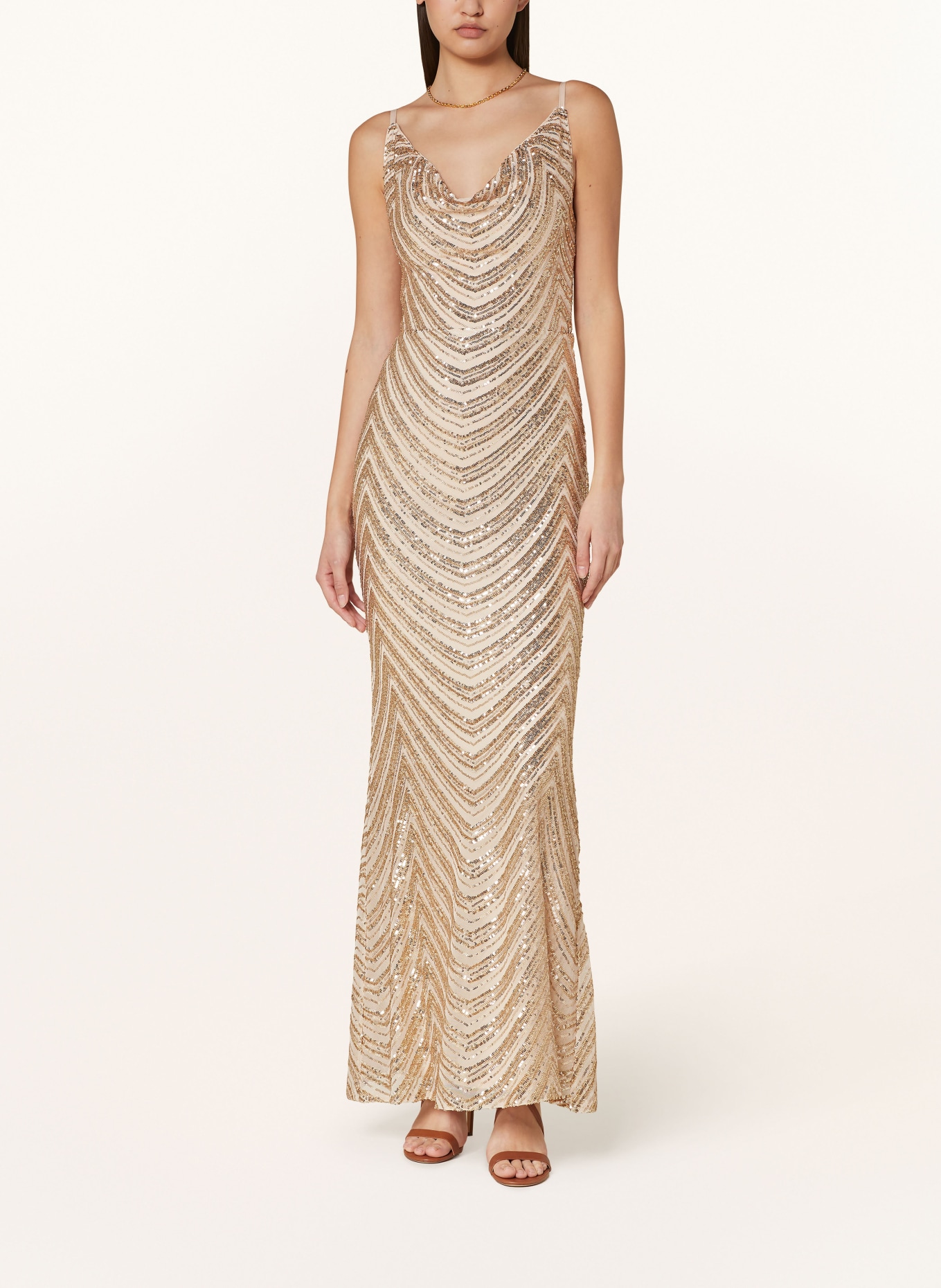 LIPSY Evening dress with sequins, Color: GOLD (Image 2)