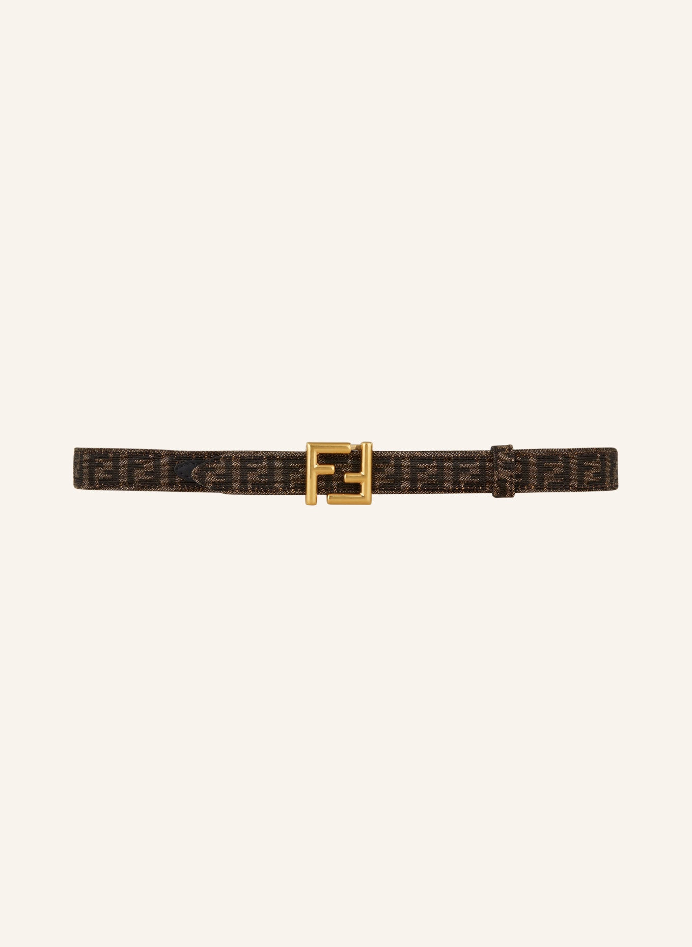 FENDI Reversible leather belt, Color: DARK BROWN/ BROWN (Image 2)