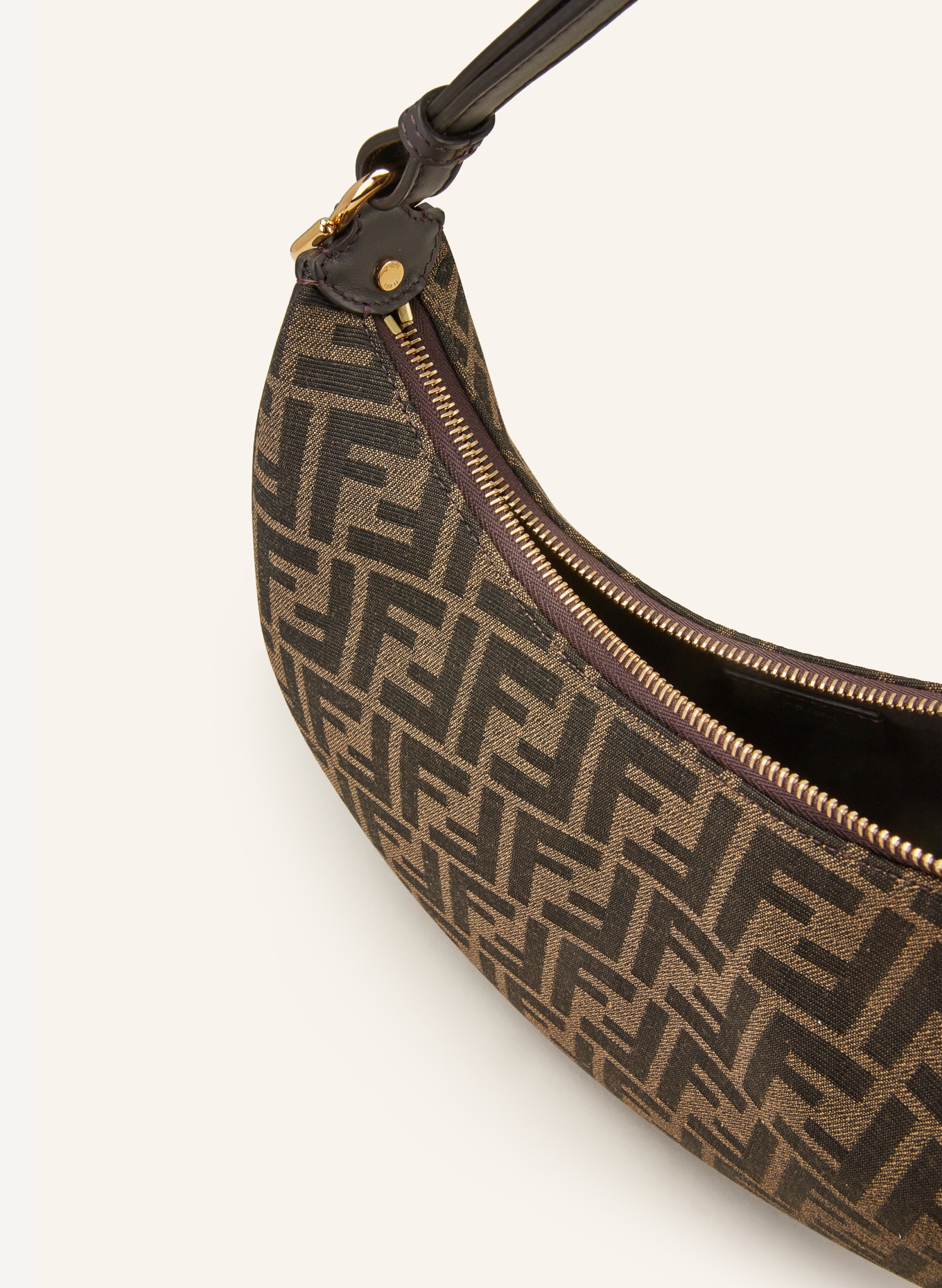 FENDI Shoulder bag FENDIGRAPHY SMALL, Color: DARK BROWN/ BROWN (Image 3)