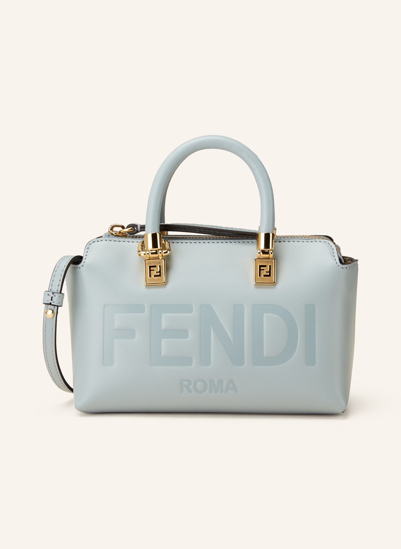 FENDI Handtasche BY THE WAY MINI, Farbe: BLAUGRAU (Bild 1)