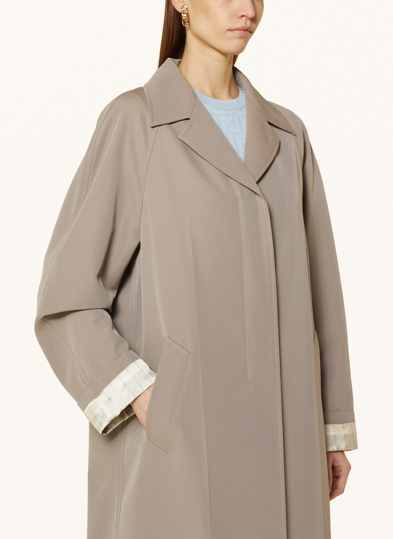 FENDI Trench coat, Color: TAUPE (Image 4)
