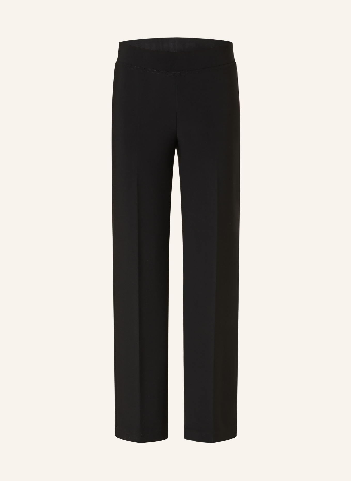 Joseph Ribkoff Wide leg trousers made of jersey, Color: BLACK (Image 1)