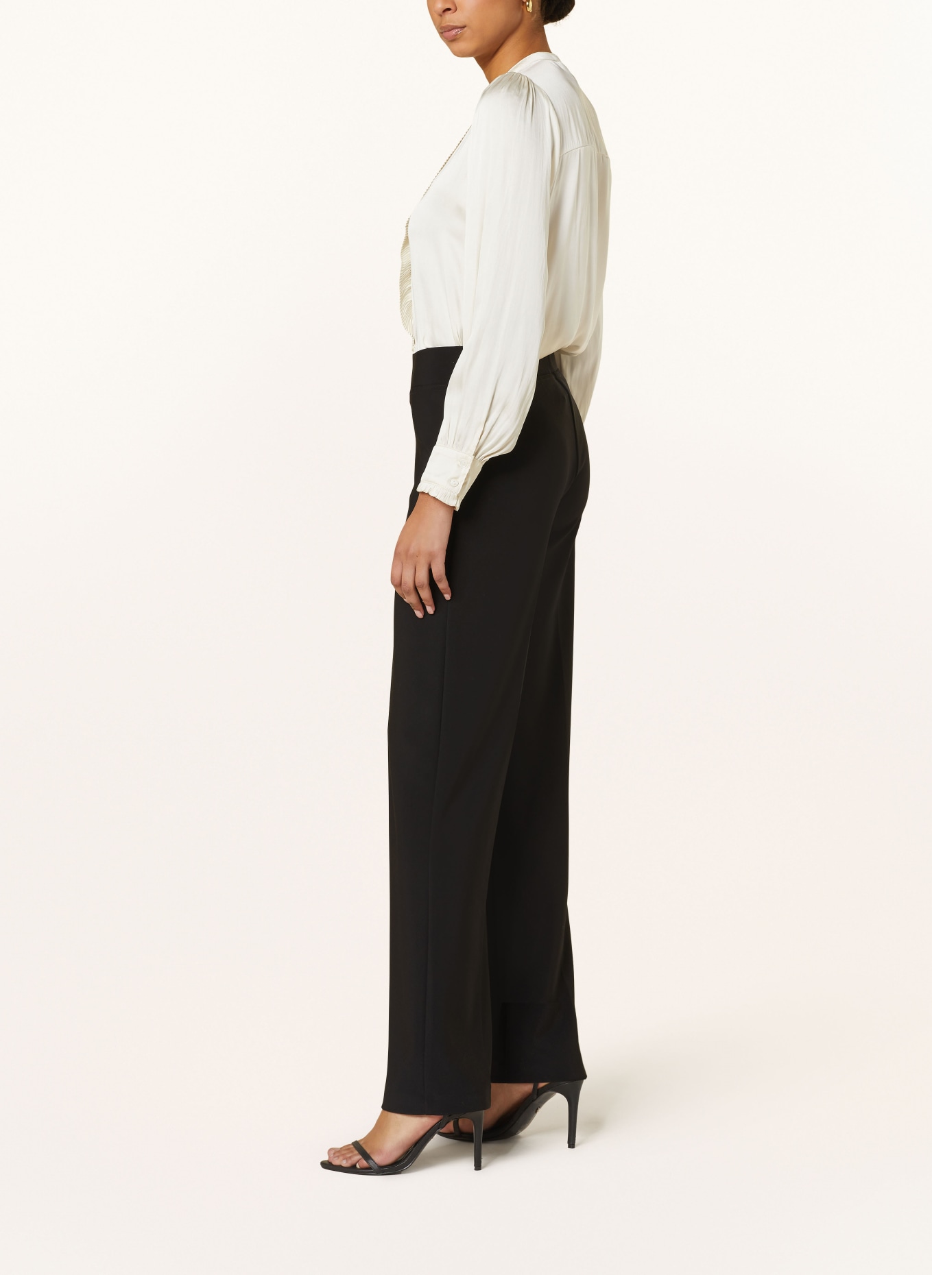 Joseph Ribkoff Wide leg trousers made of jersey, Color: BLACK (Image 4)