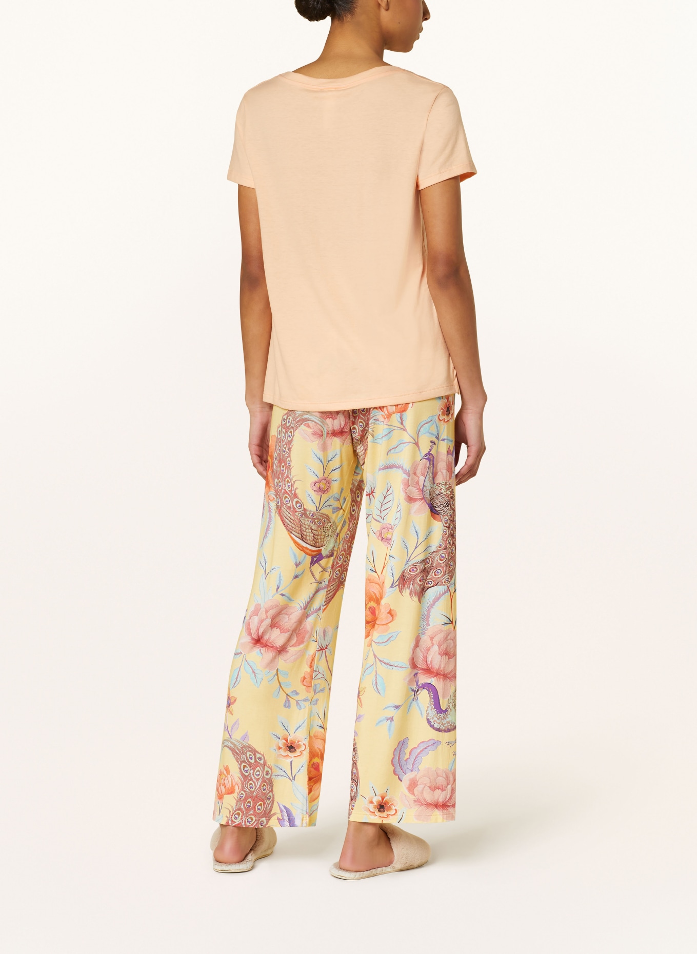 mey Pajama pants series NAELA, Color: YELLOW/ PURPLE/ TURQUOISE (Image 3)