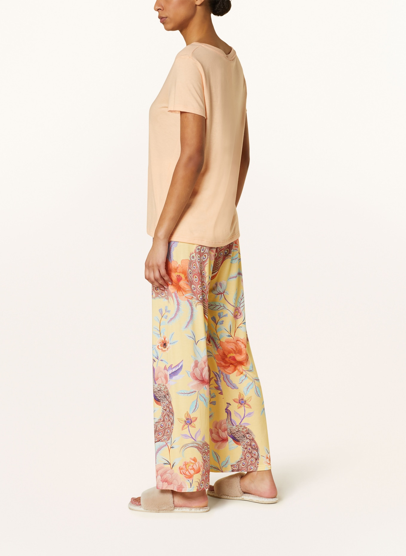 mey Spodnie od piżamy z serii NAELA, Kolor: ŻÓŁTY/ LILA/ TURKUSOWY (Obrazek 4)