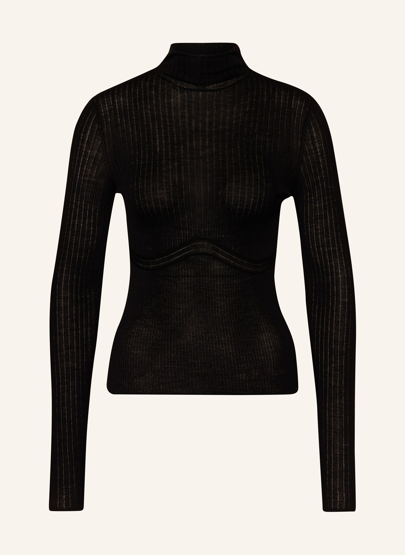 PATRIZIA PEPE Turtleneck sweater, Color: BLACK (Image 1)