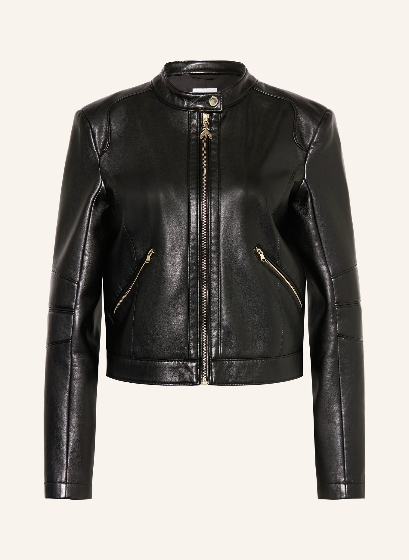 PATRIZIA PEPE Jacket in leather look, Color: BLACK (Image 1)