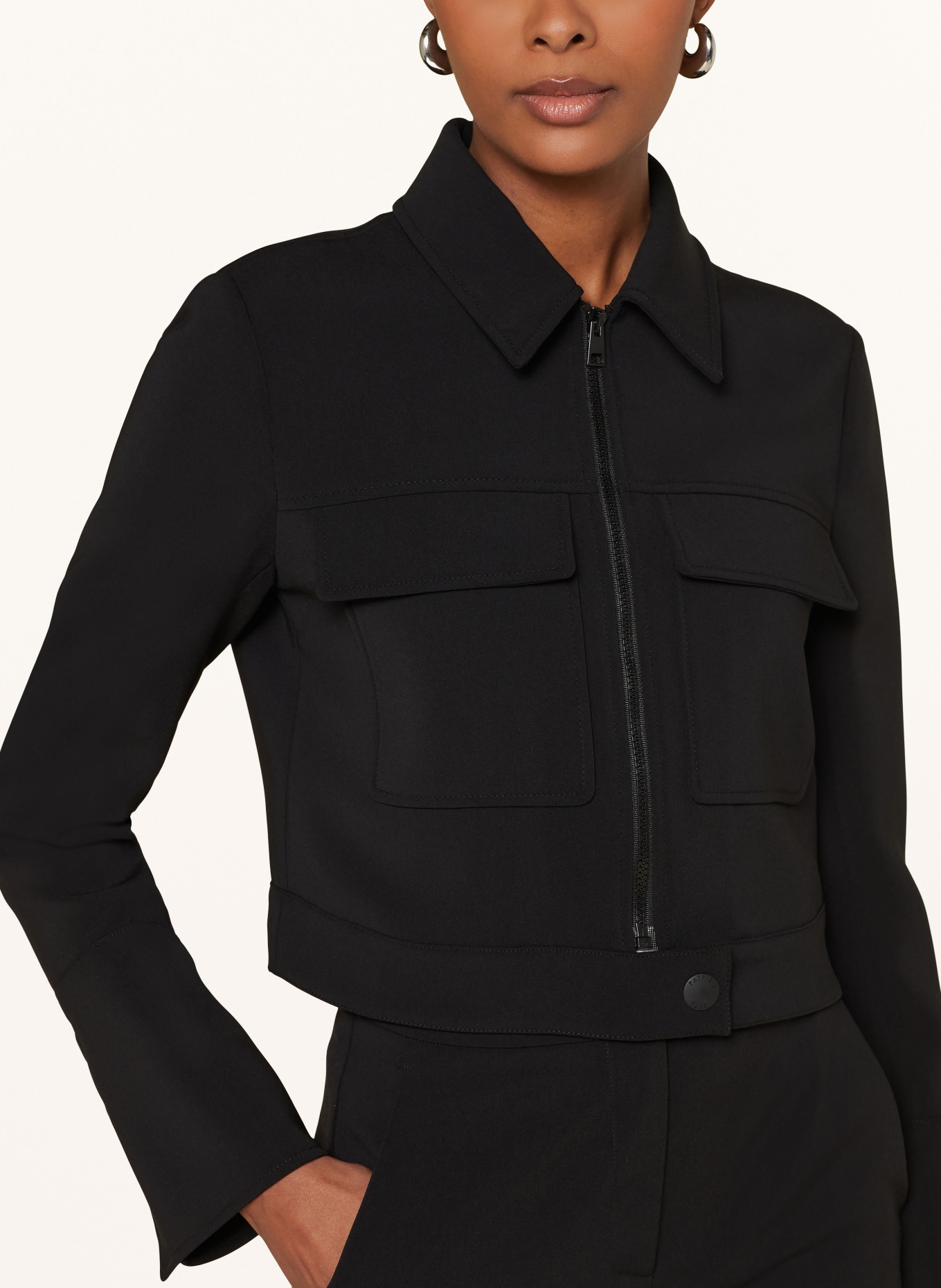 PATRIZIA PEPE Boxy jacket, Color: BLACK (Image 4)