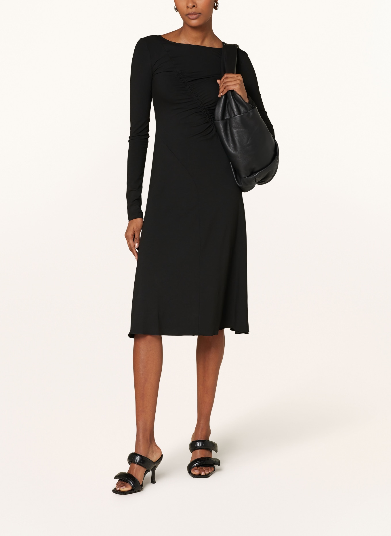 PATRIZIA PEPE Jersey dress, Color: BLACK (Image 2)